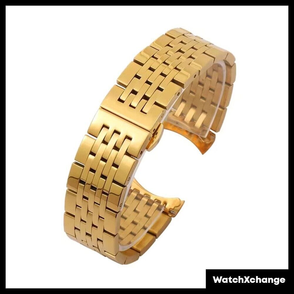 Tissot 20 mm Stainless Steel Watch Band Strap For Tissot 1853 T41 Bracelet Gold