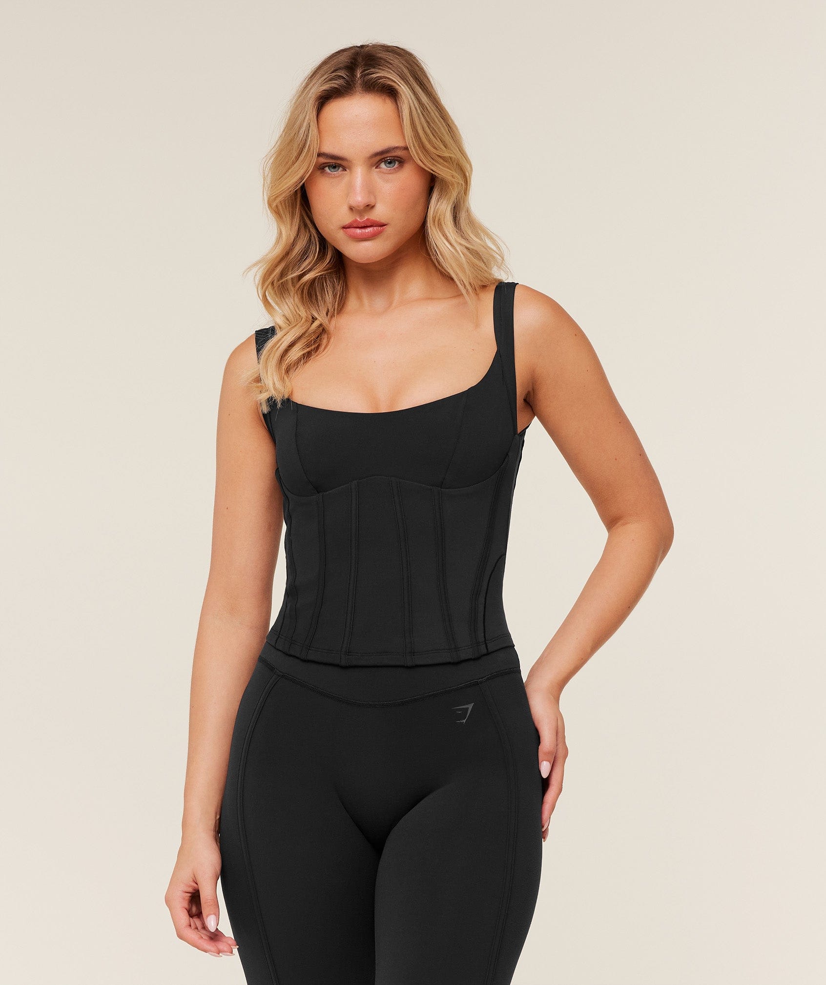 Gymshark Women's Gymshark Corset Tank Top GS Black