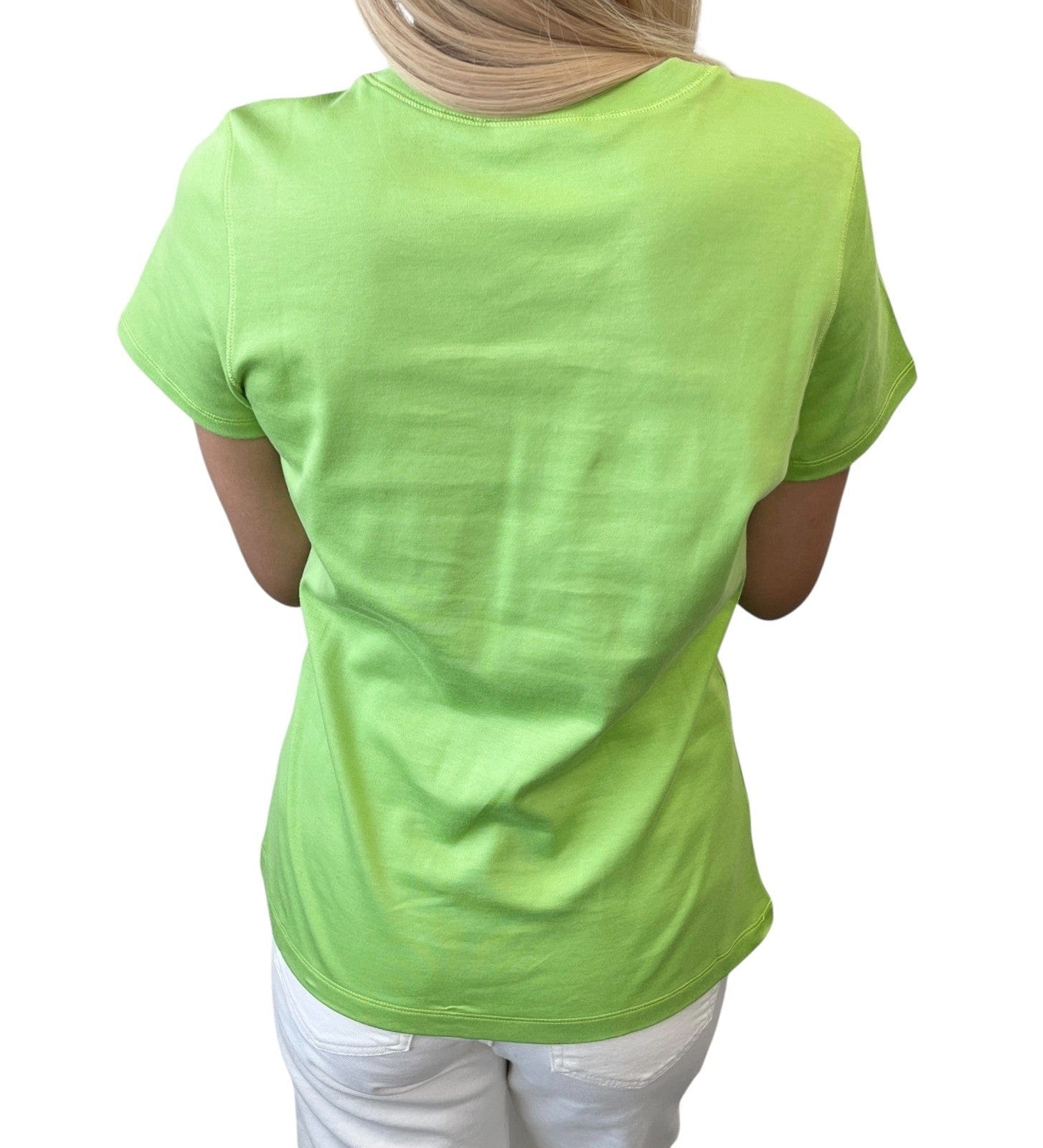 Christian Dior Vintage 2004 Dolls Logo T - shirt Top #44 Light Green Cotton