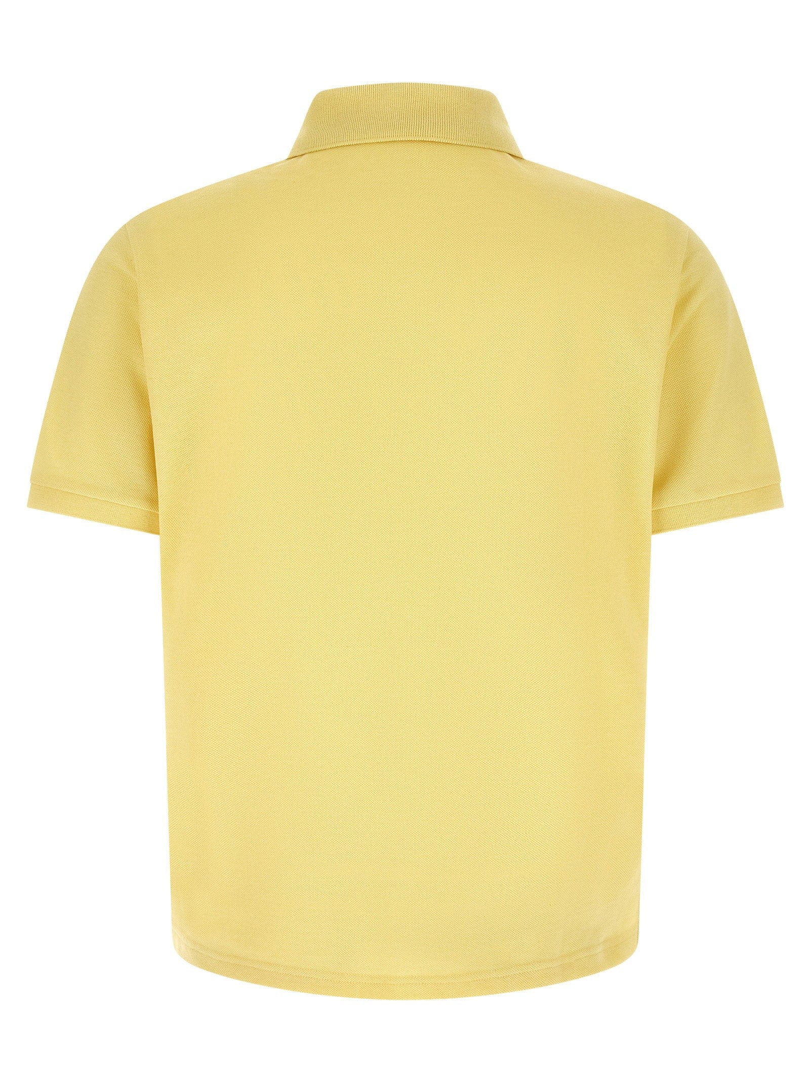 Saint Laurent Cassandre Polo Shirt — Yellow