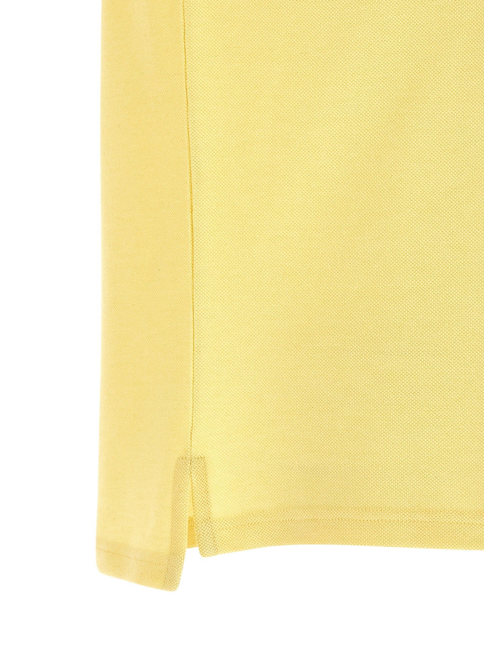 Saint Laurent Cassandre Polo Shirt — Yellow