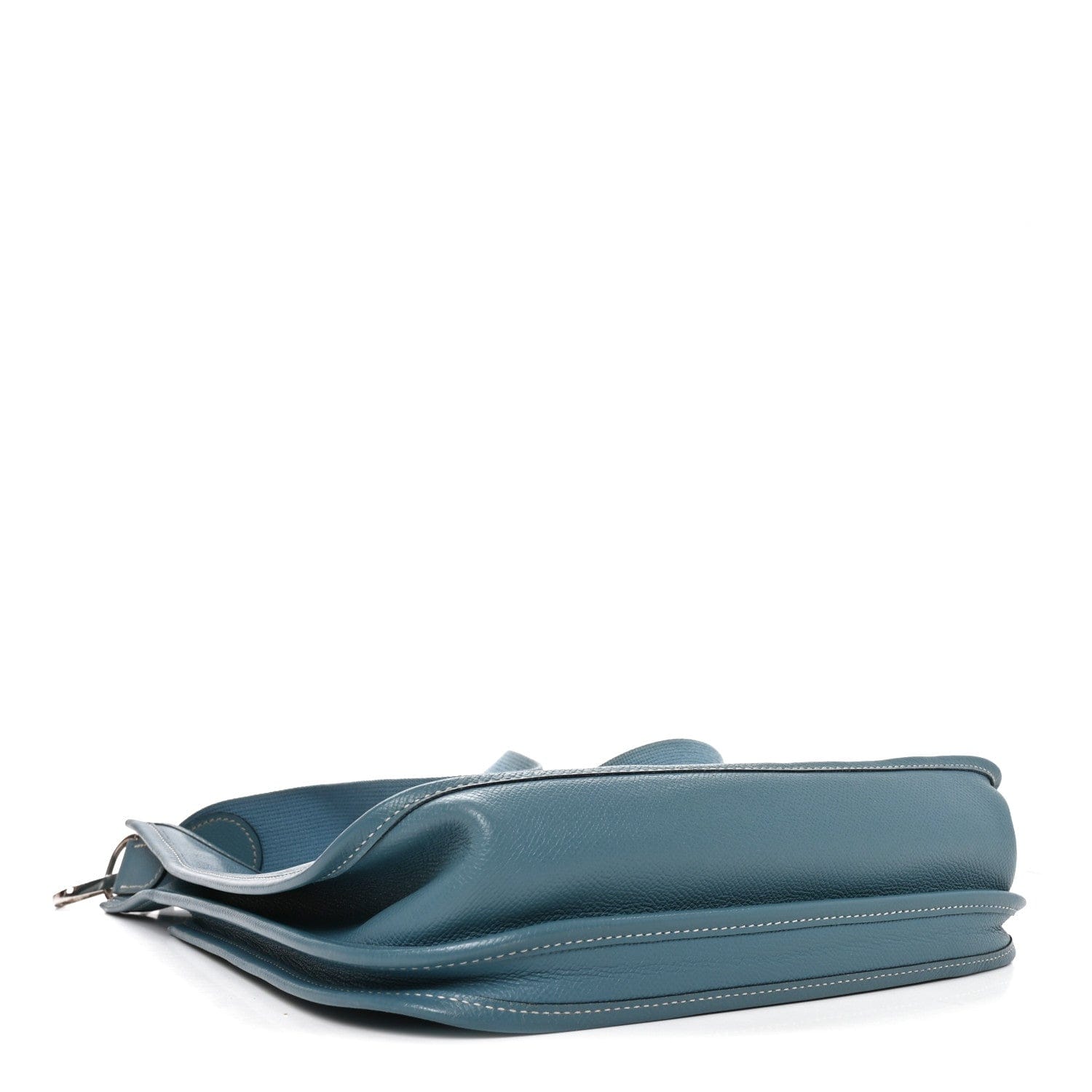 Hermes Taurillon Clemence Evelyne II PM Blue Jean
