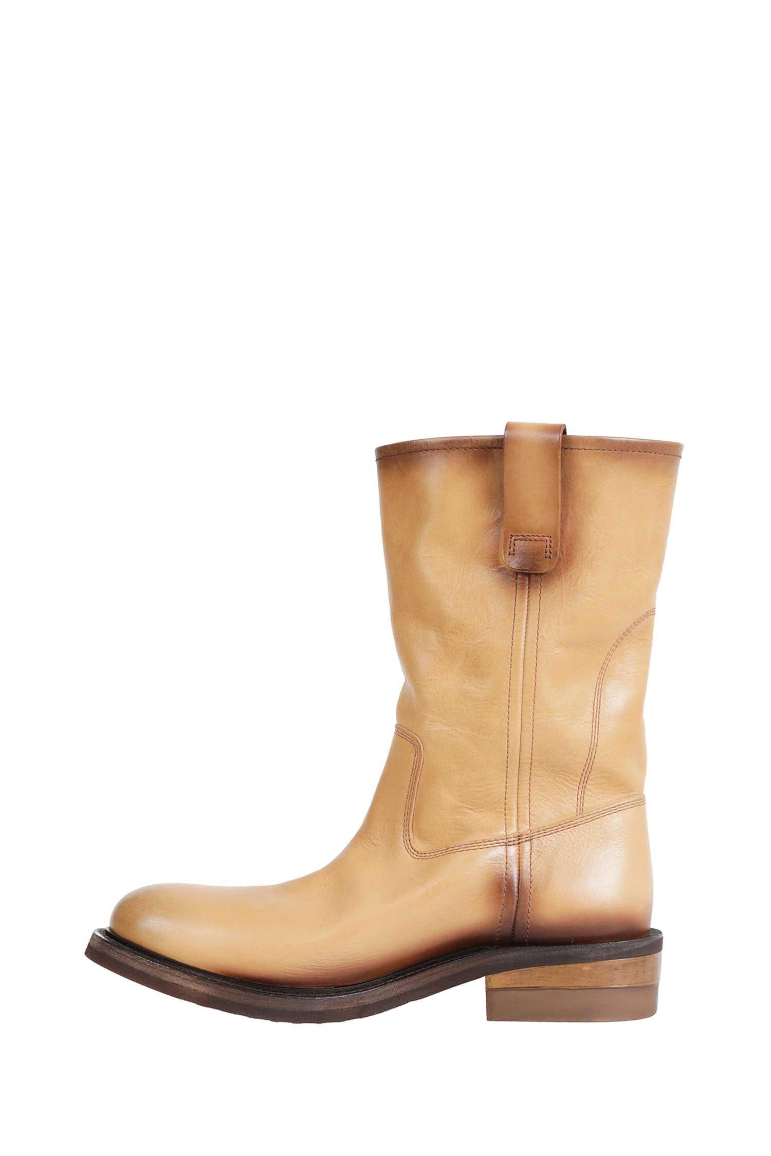 MIU MIU Foule Leather Boots