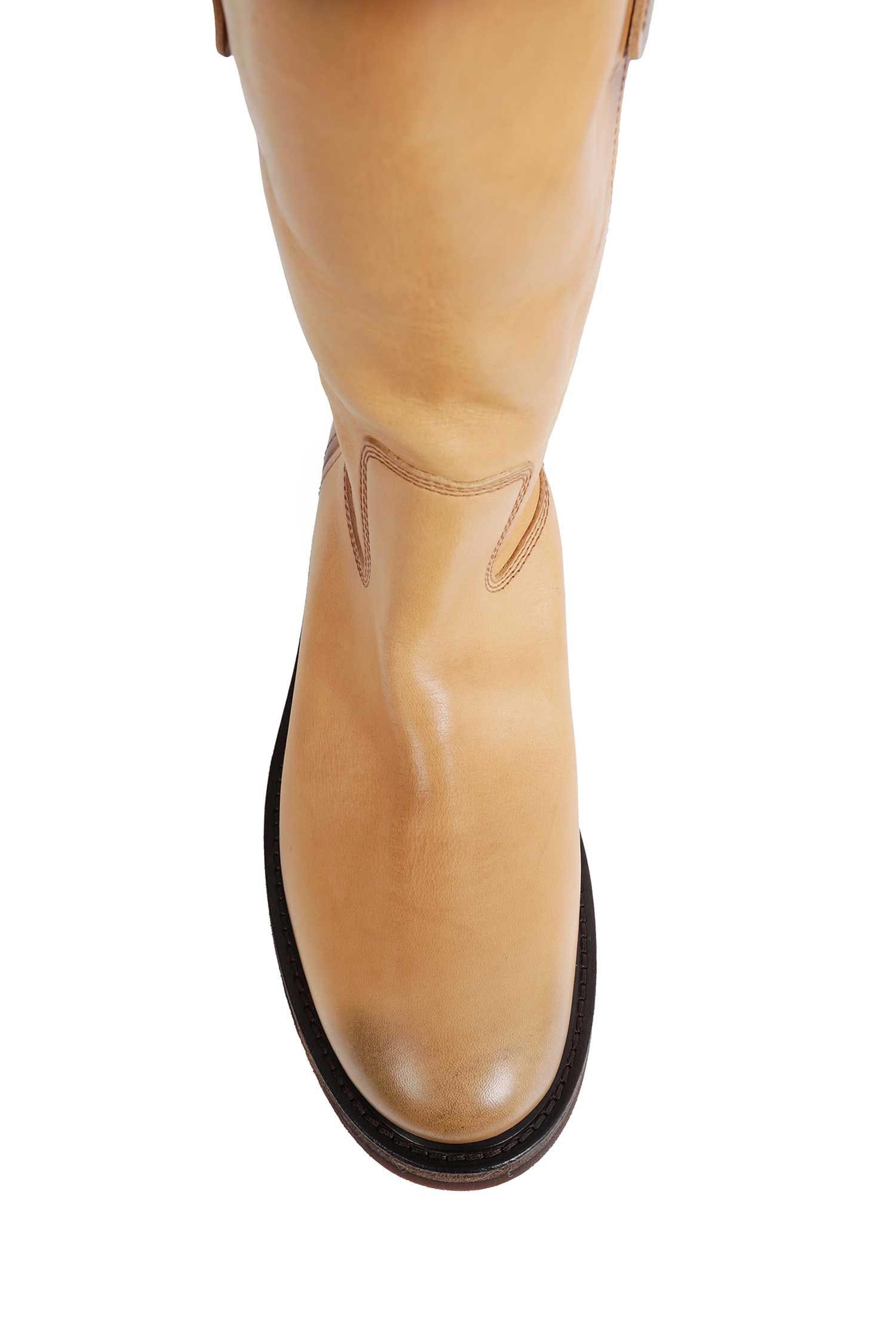 MIU MIU Foule Leather Boots