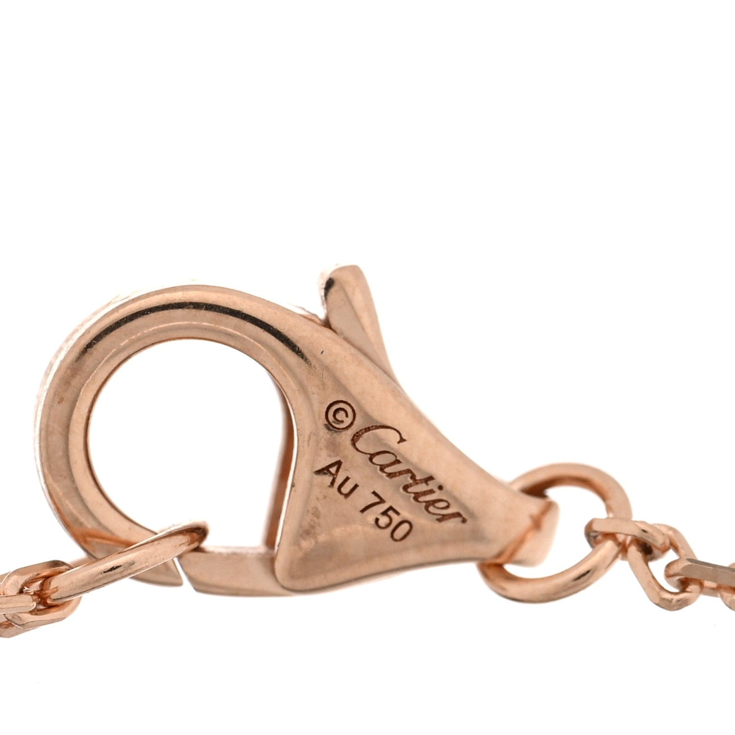 Cartier 18K Pink Gold Diamond XS D'Amour Bracelet