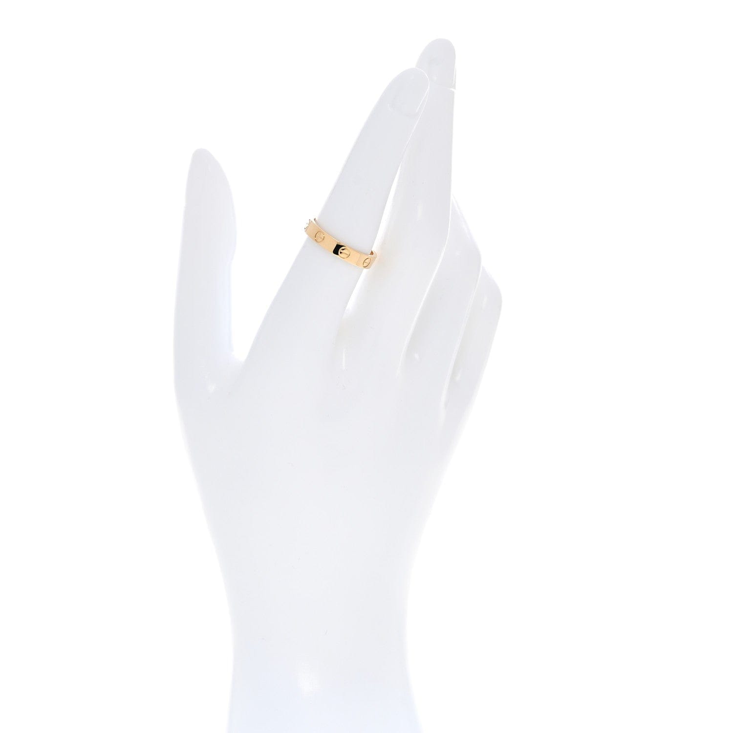 Cartier 18K Yellow Gold 3.5 mm LOVE Wedding Band Ring 54 6.75