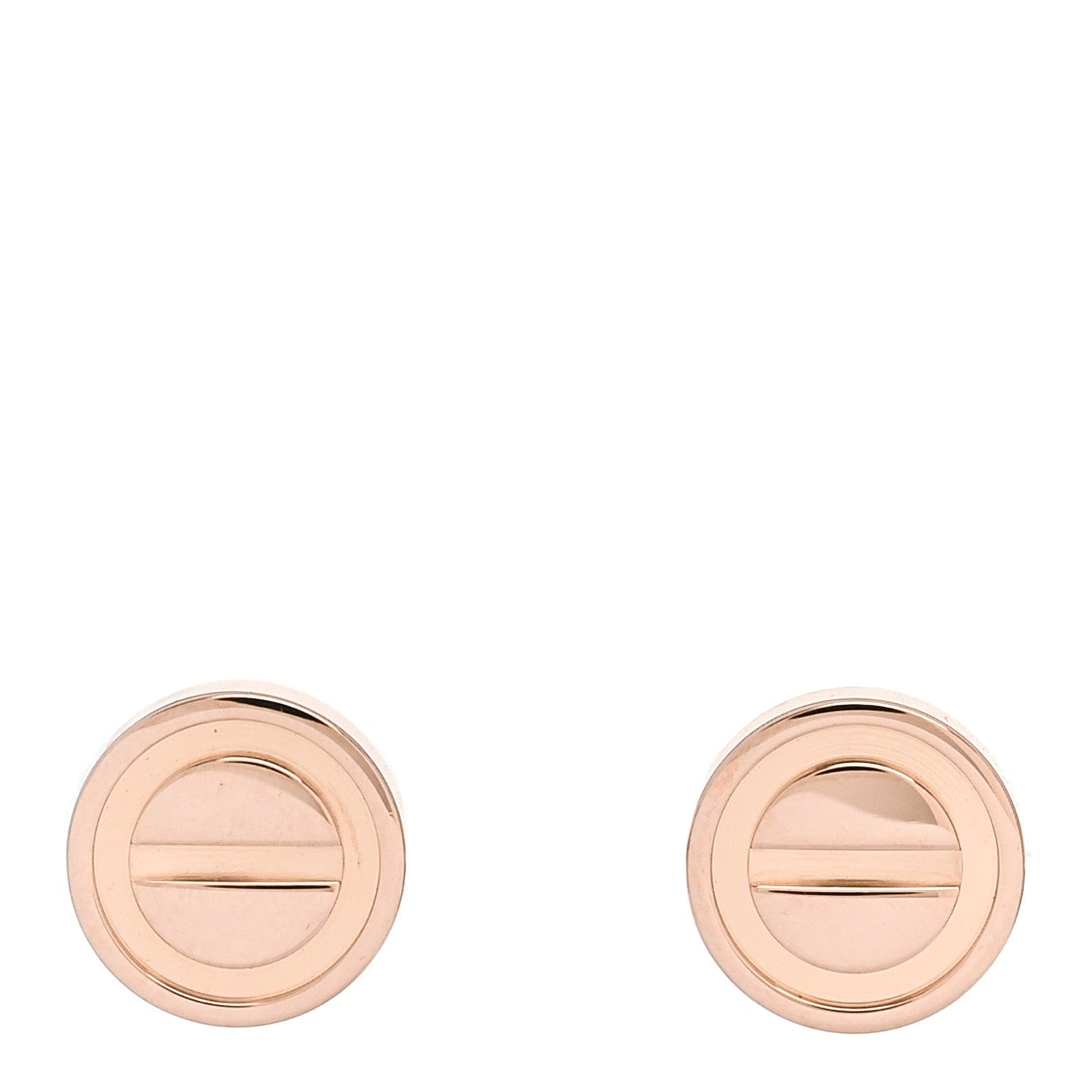 Cartier 18K Pink Gold LOVE Earrings