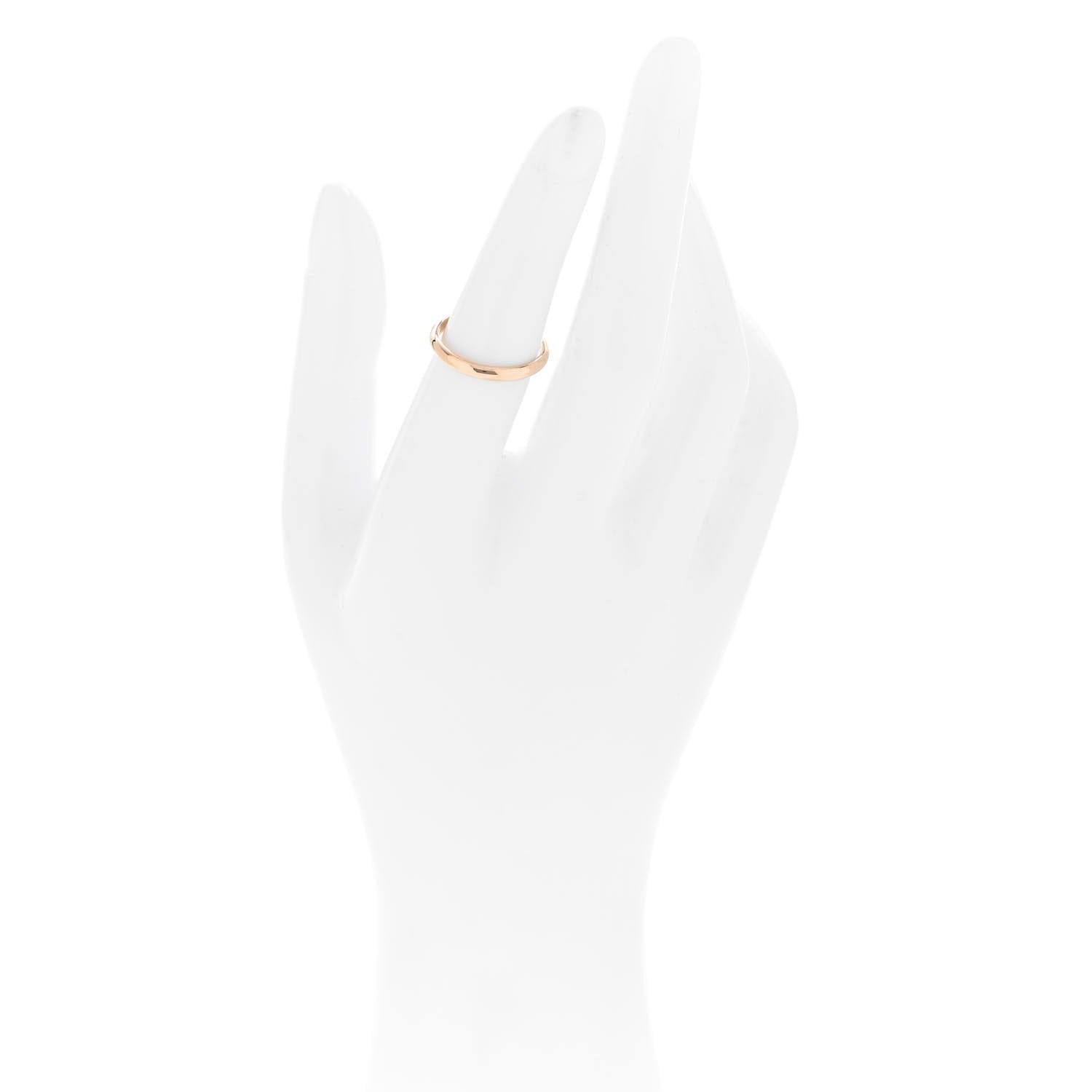 Cartier 18K Pink Gold 2.5 mm 1895 Wedding Band Ring 51 5.75