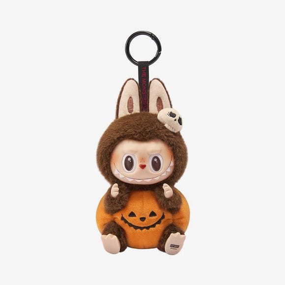 POP MART Labubu Happy Halloween Party Series Sitting Pumpkin Plush AUTHENTIC