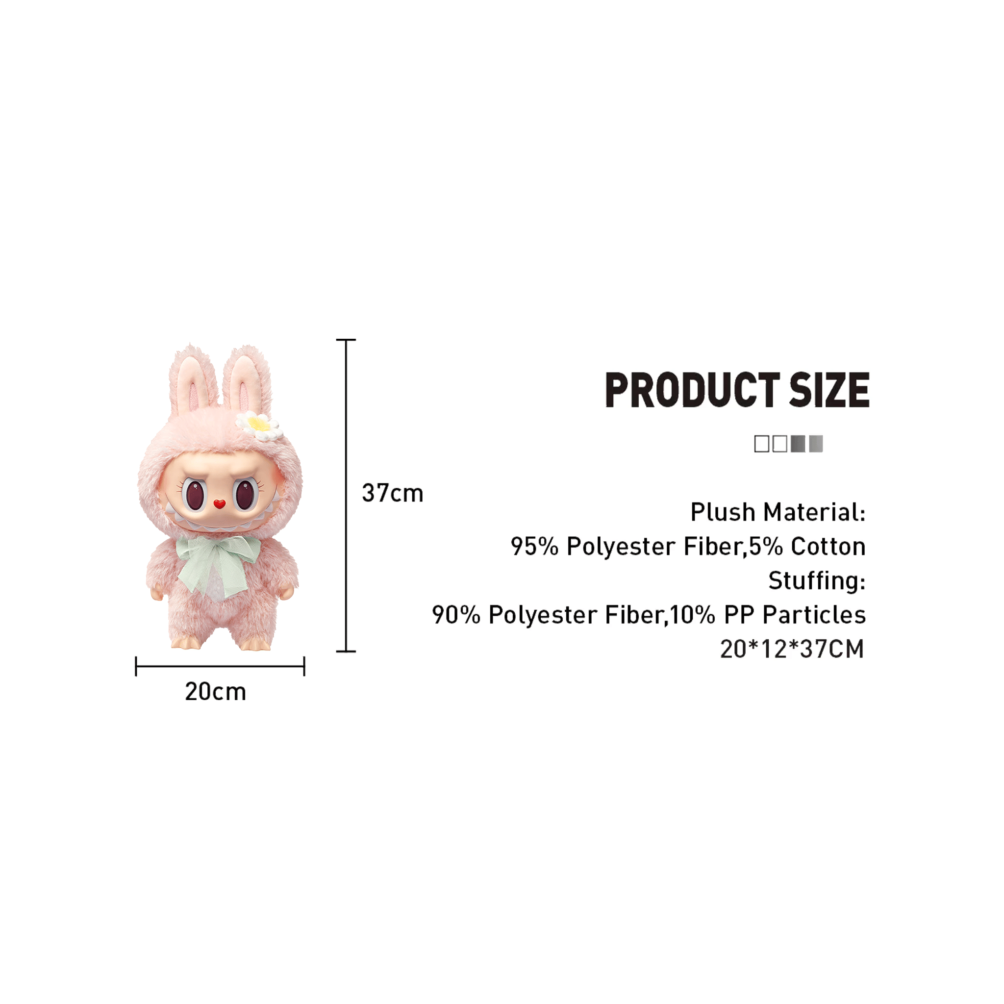 POP MART LABUBU THE MONSTERS - Mokoko Close to Sweet Vinyl Plush Doll
