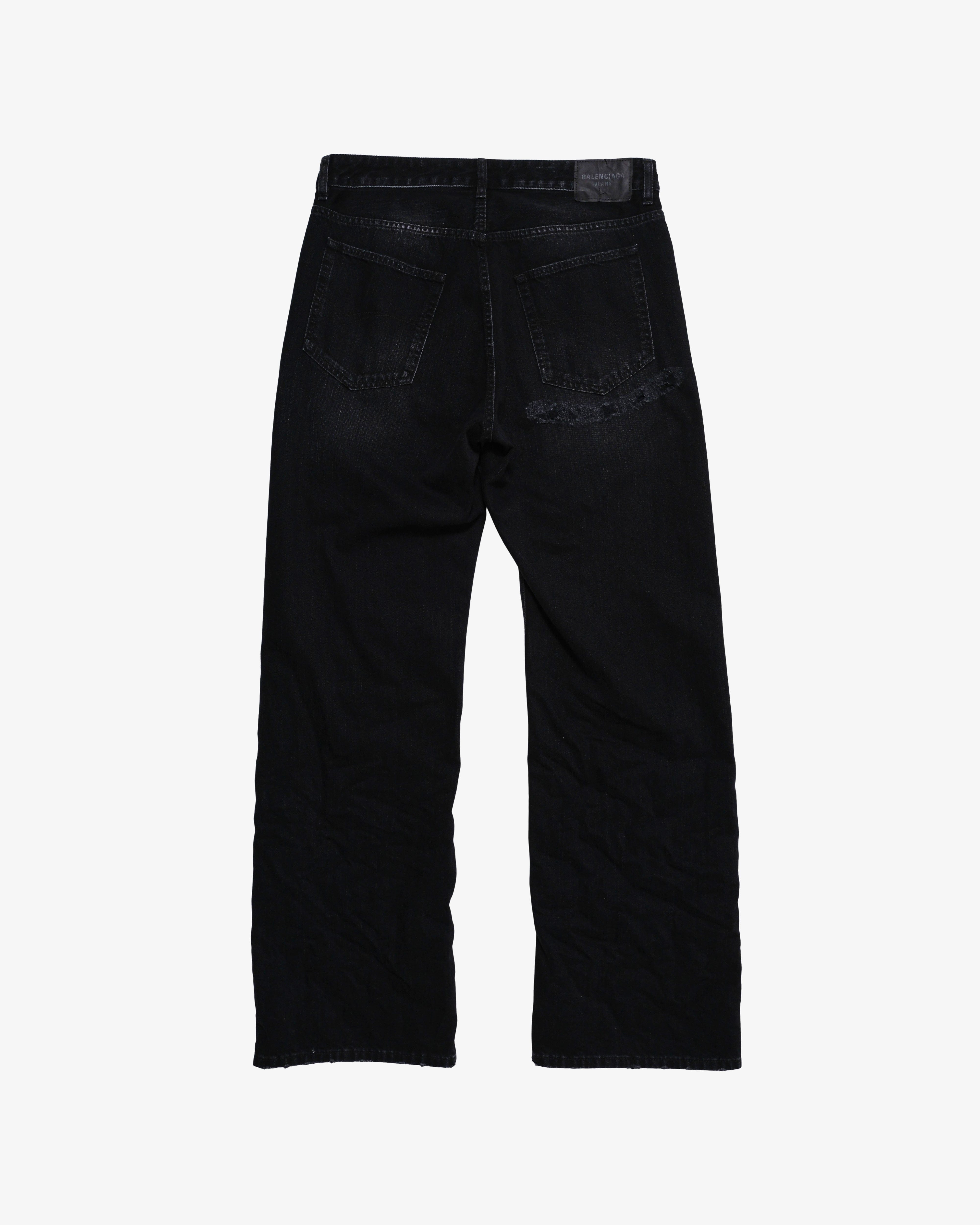Balenciaga - Men's Distressed Fit - (Demin)