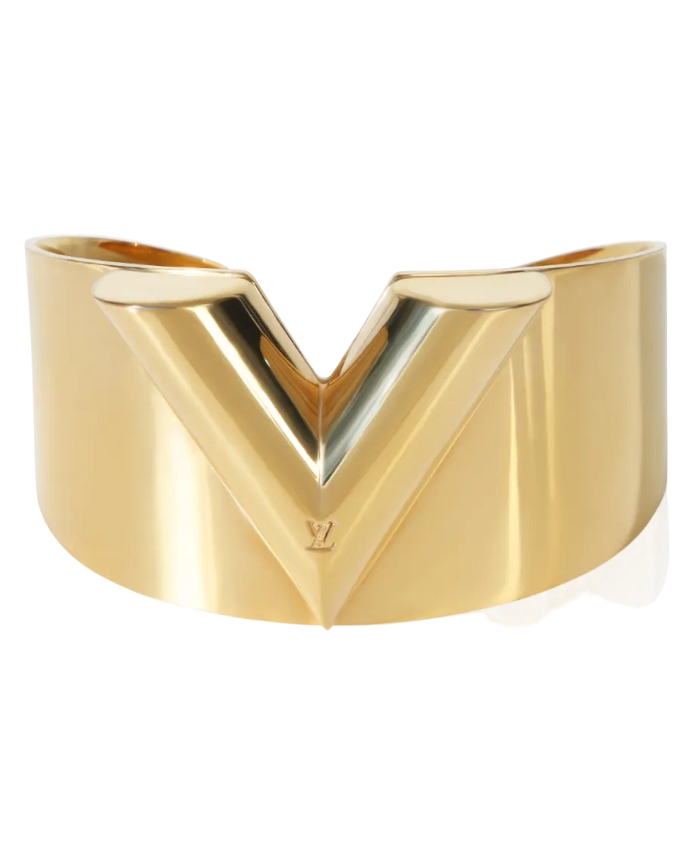 Louis Vuitton Gold Essential V Cuff