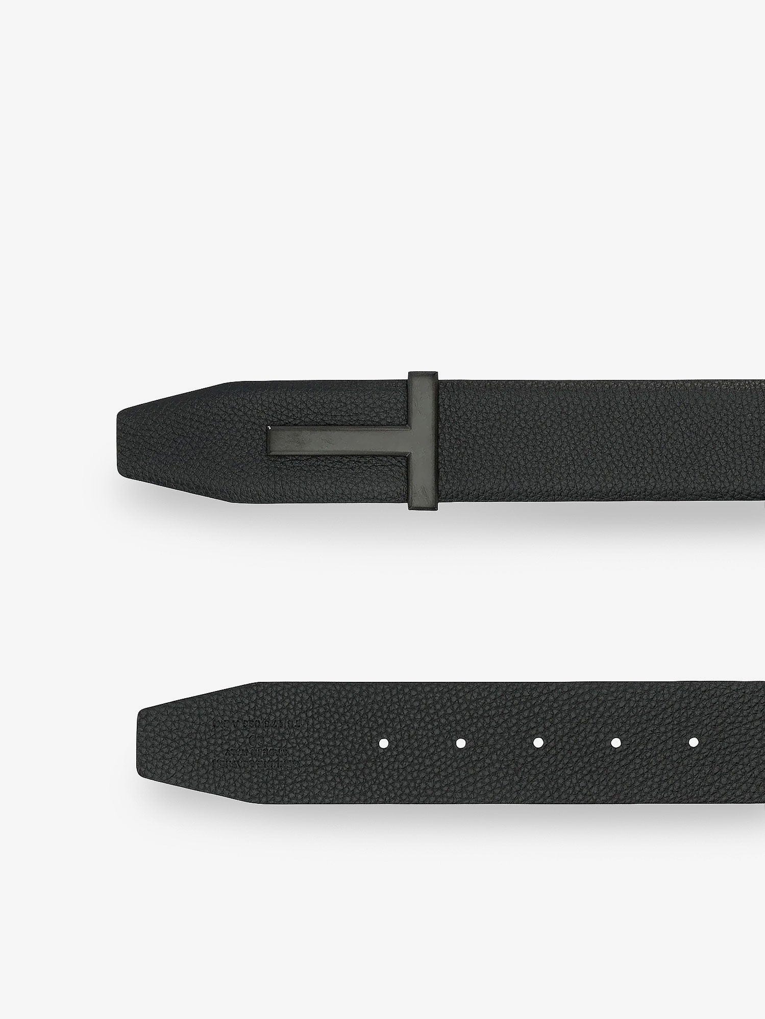 TOM FORD Hammered leather belt