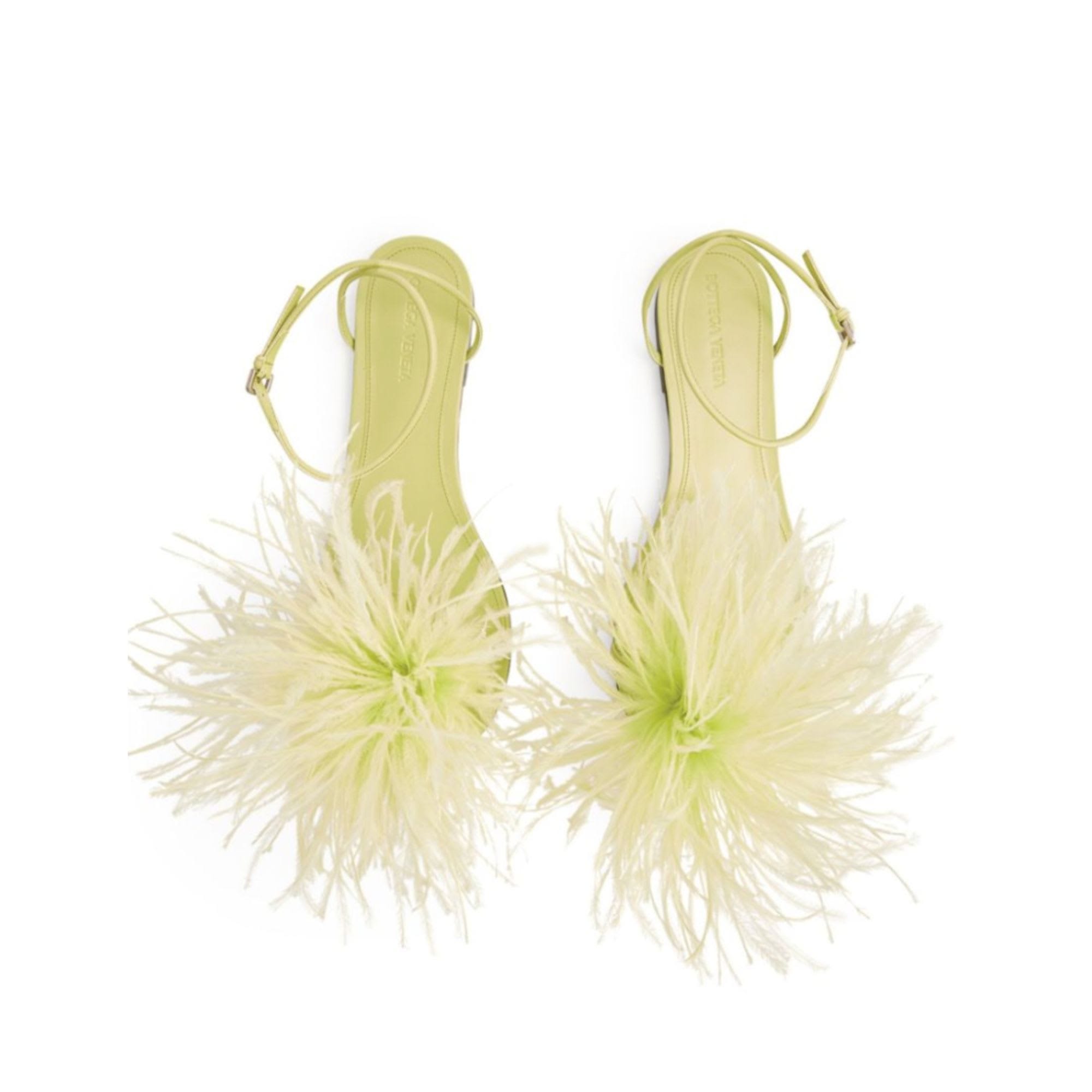 Bottega Veneta Feather - Embellished Sandals