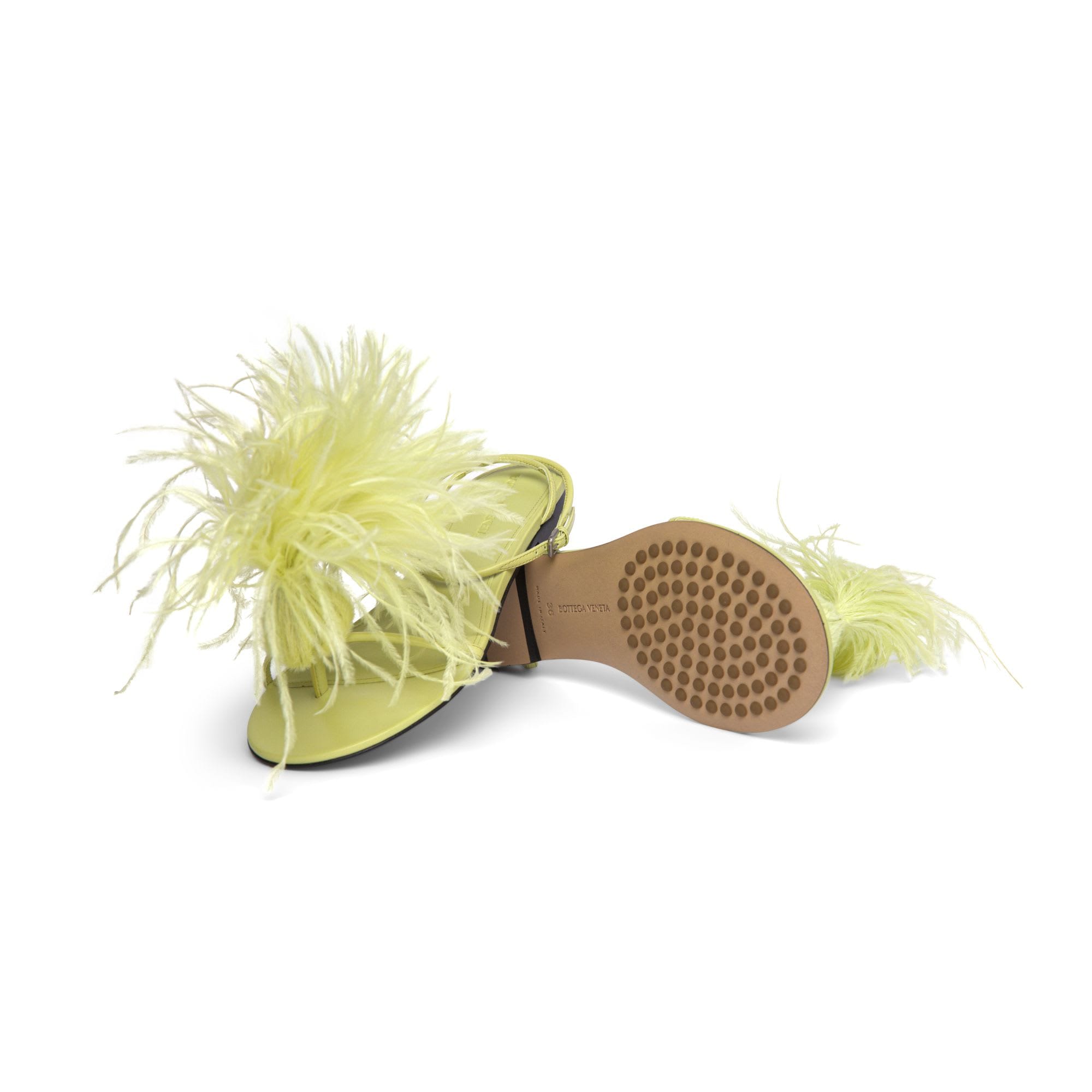 Bottega Veneta Feather - Embellished Sandals