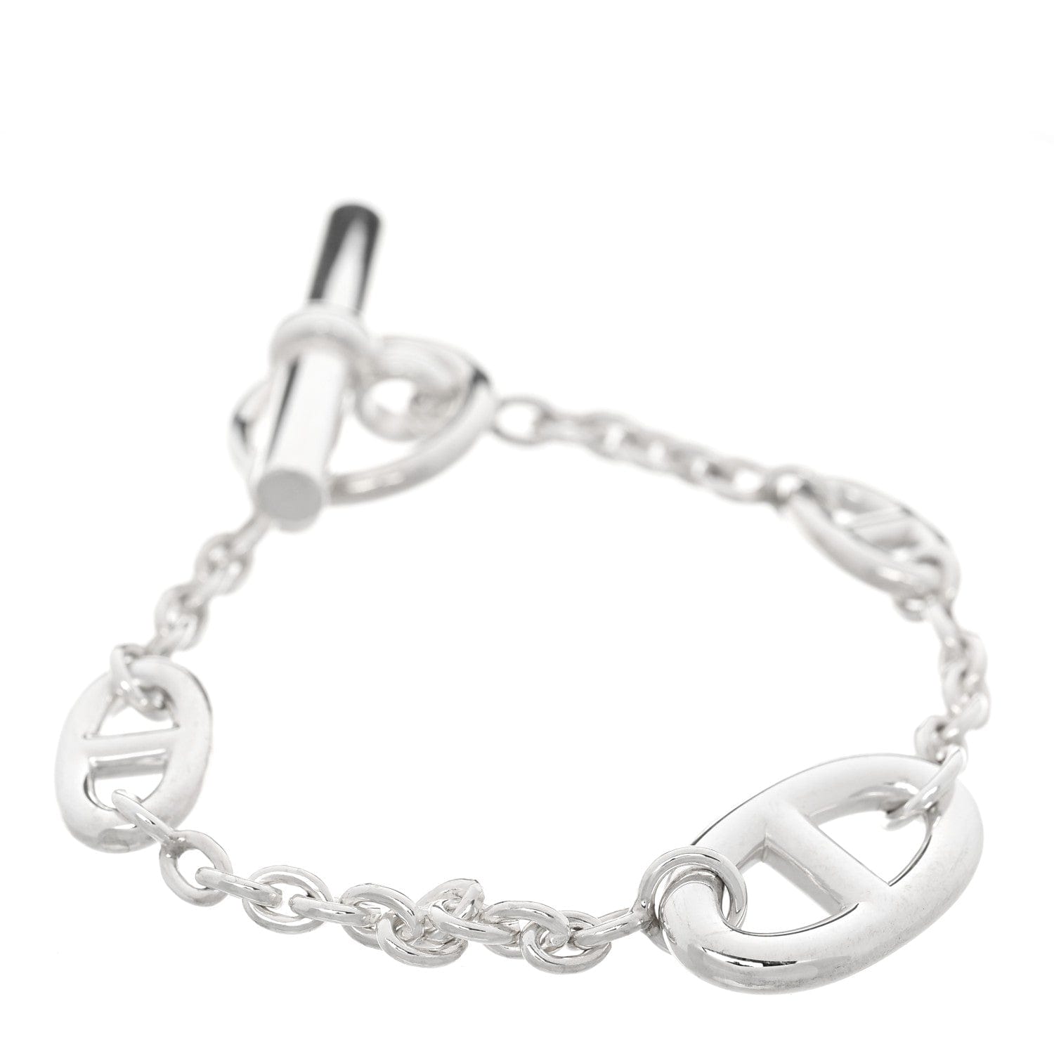 Hermes Sterling Silver Farandole Bracelet ST