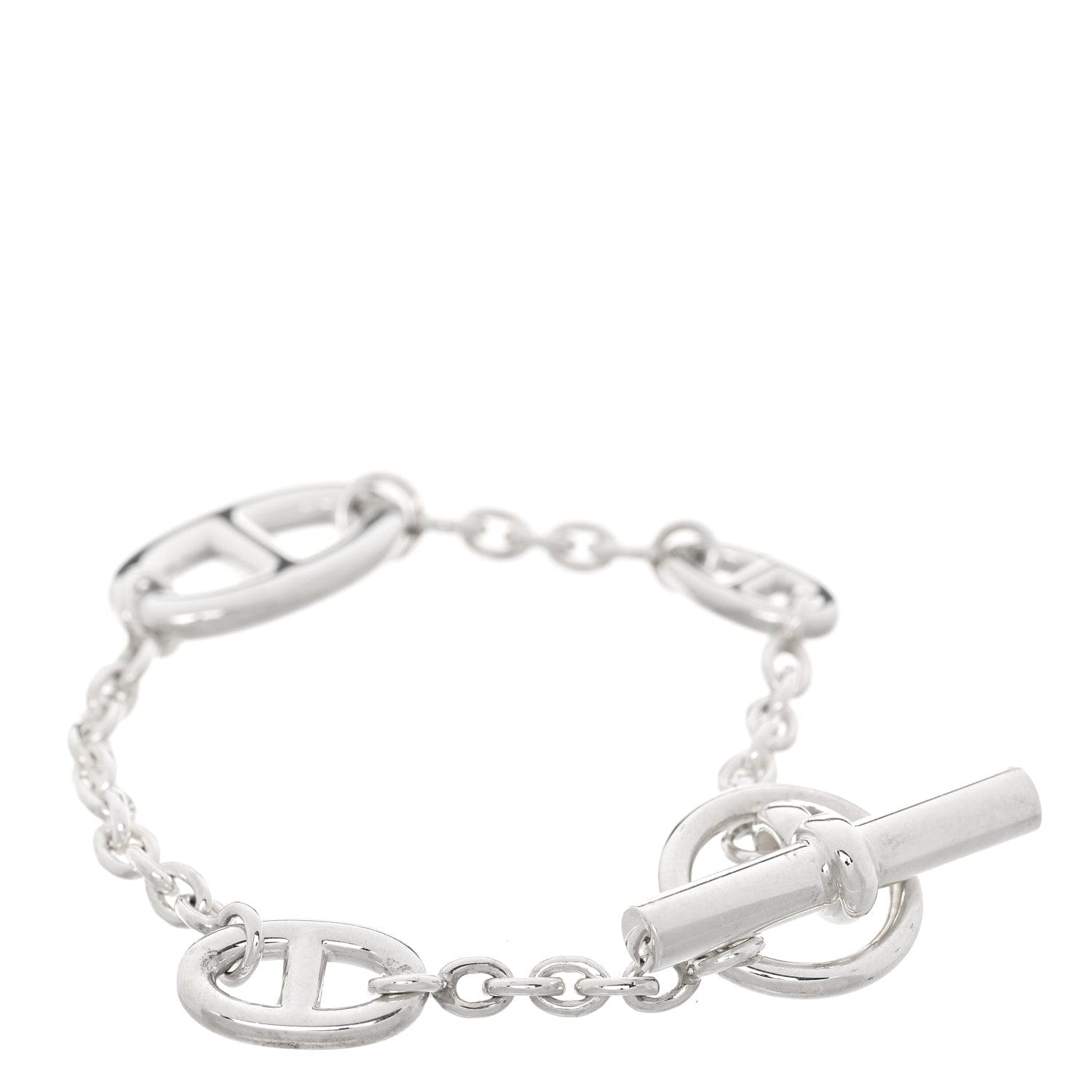 Hermes Sterling Silver Farandole Bracelet ST