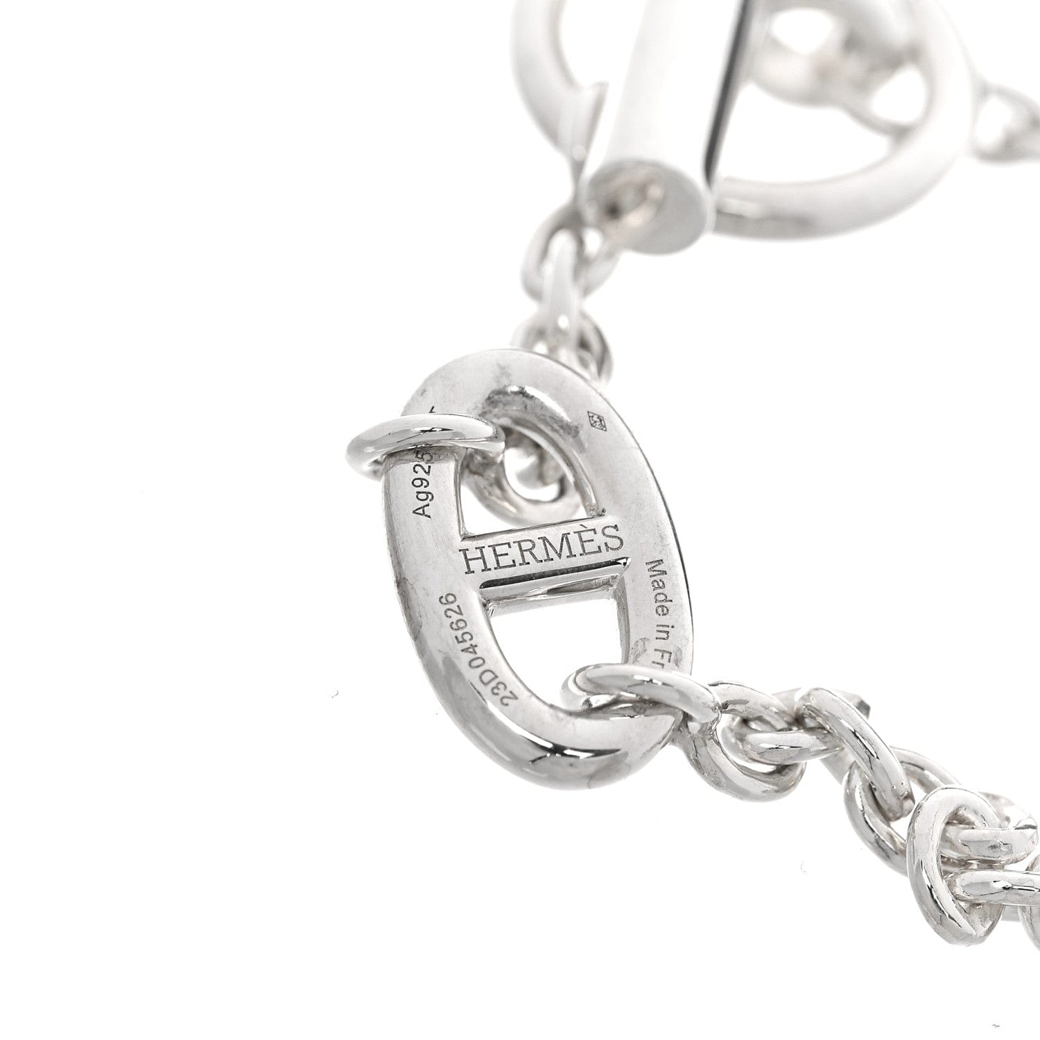 Hermes Sterling Silver Farandole Bracelet ST