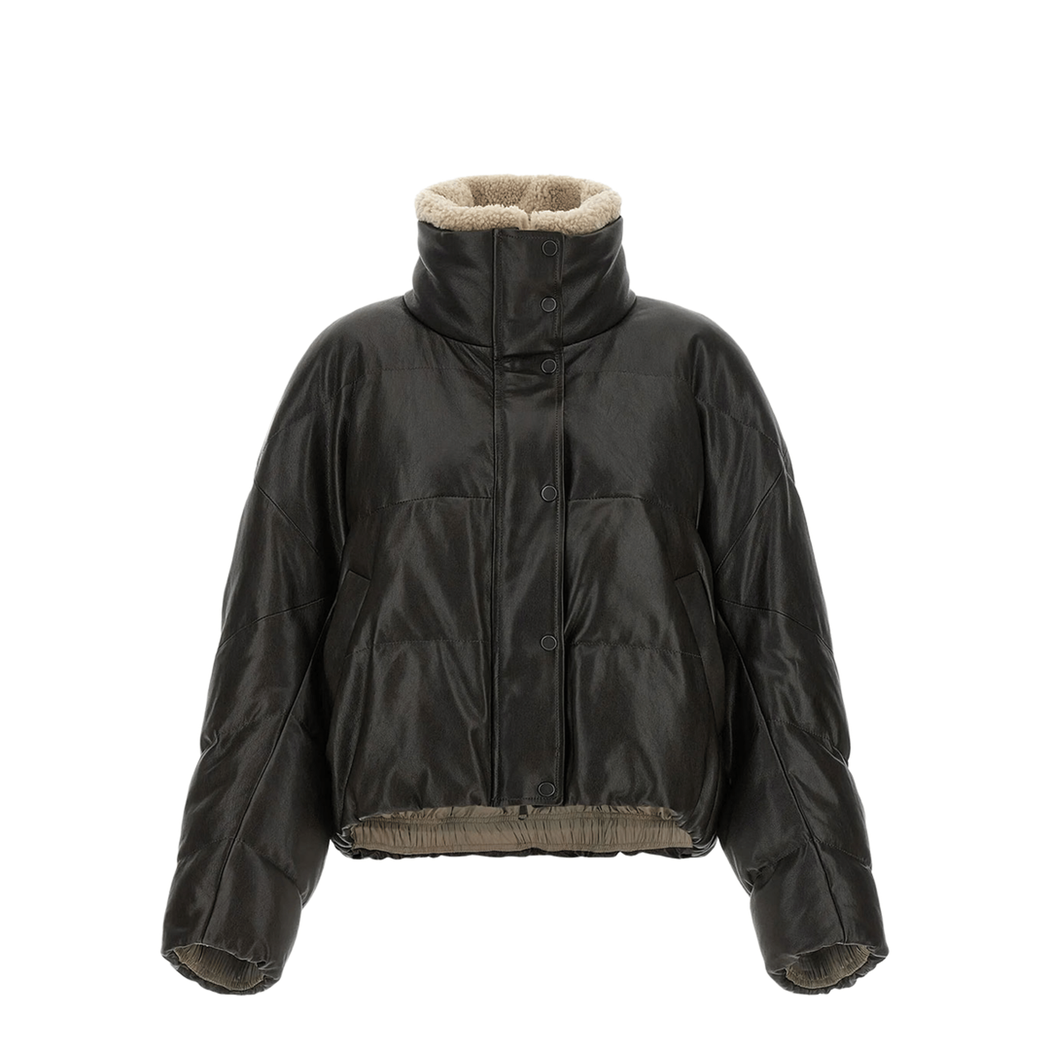 Brunello Cucinelli Padded Leather Jacket