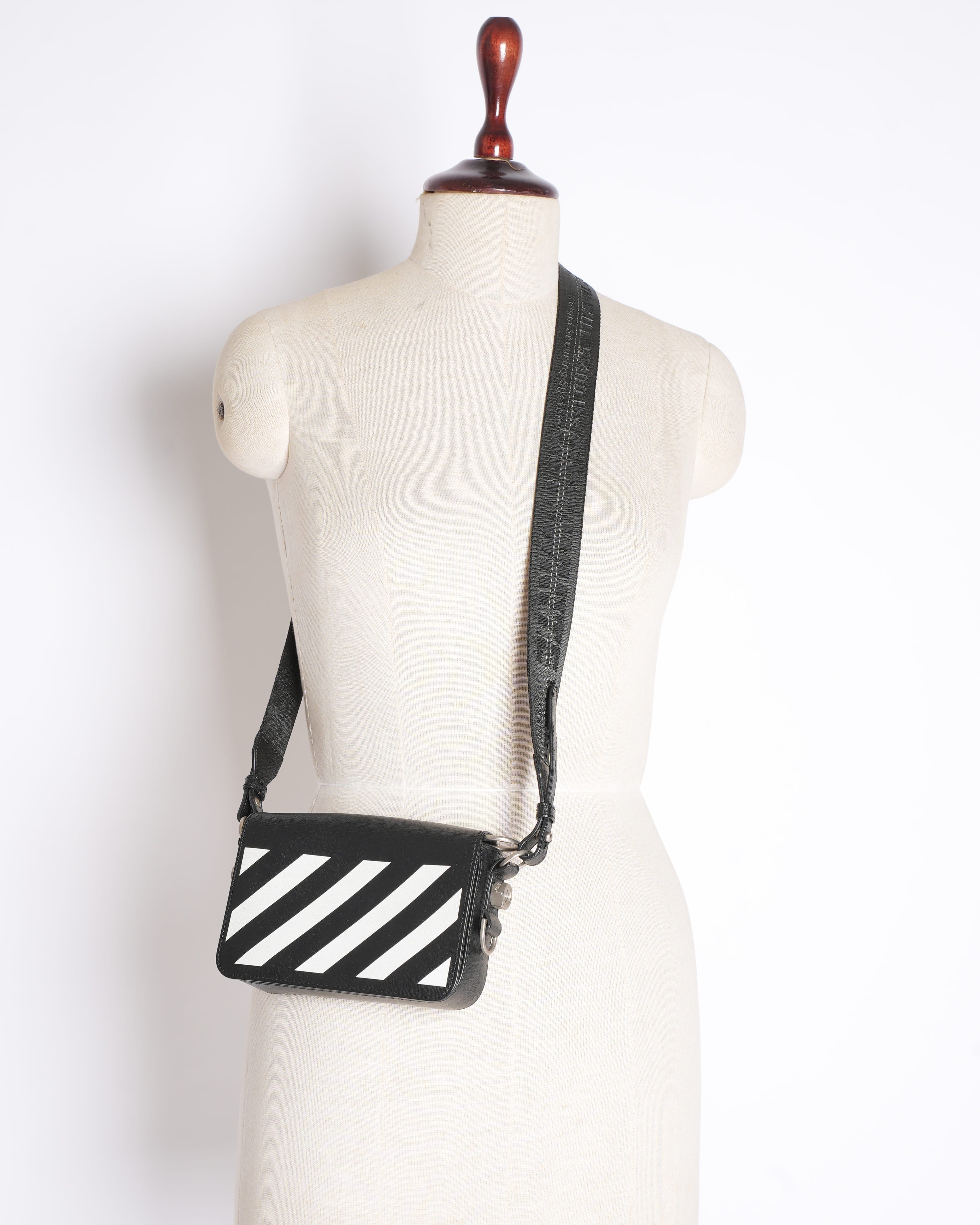 Off - White Diag Mini Flap Bag