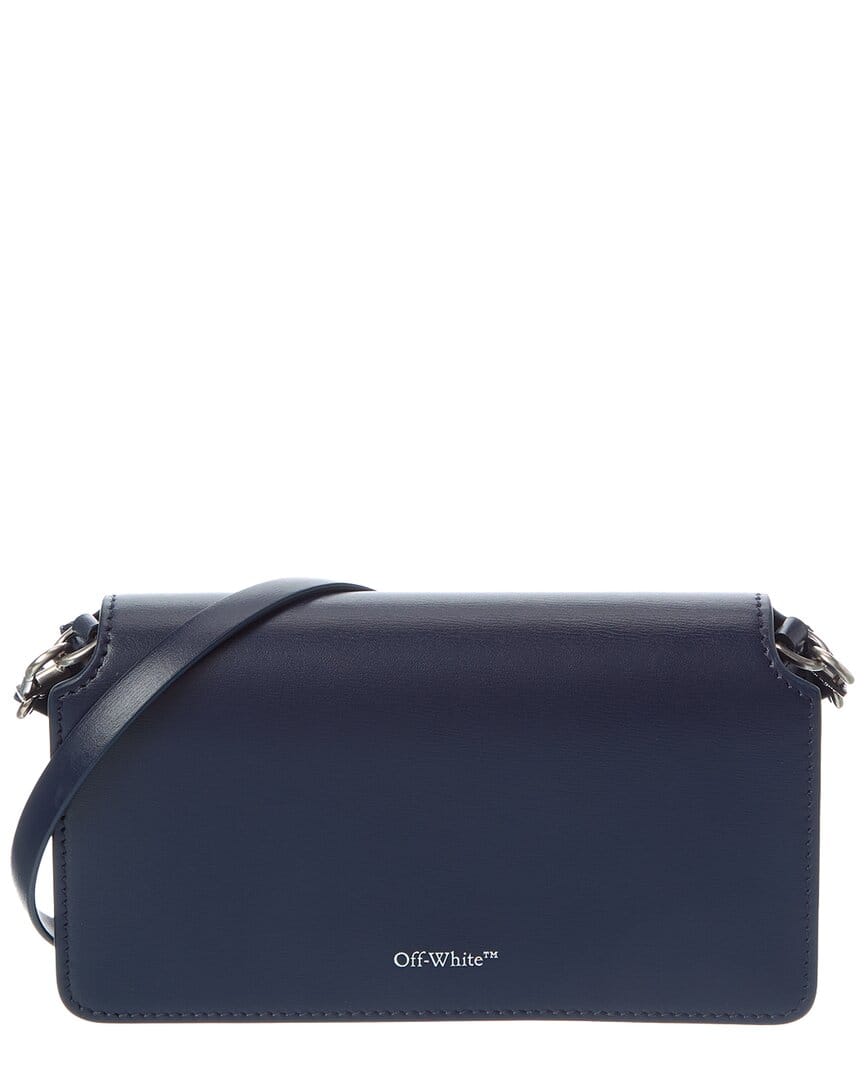 Off - White Staff Leather Camera Bag