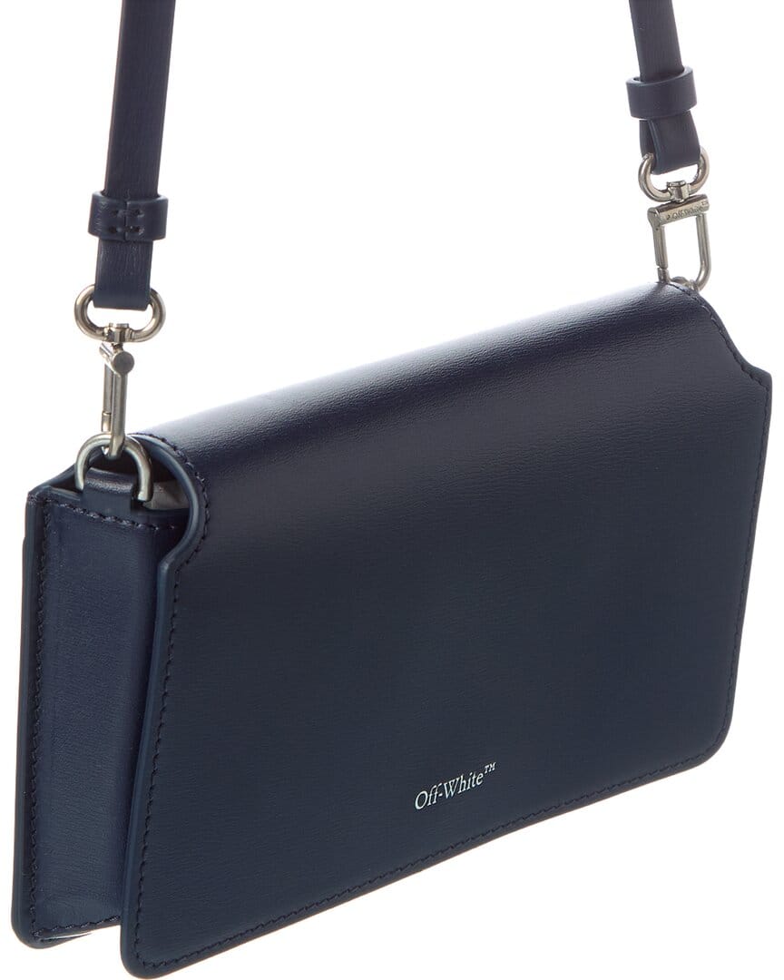 Off - White Staff Leather Camera Bag