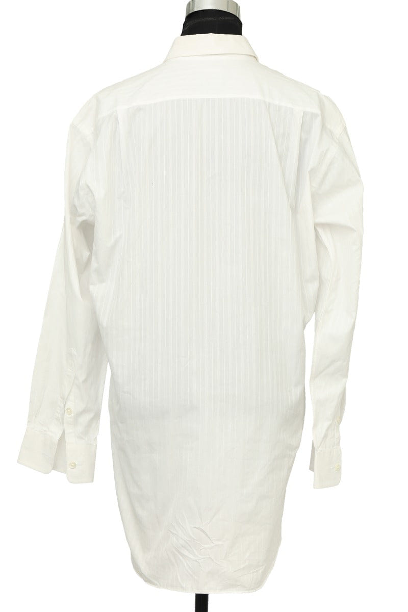 Christian Dior Size L White Stripped Formal Mens Shirt
