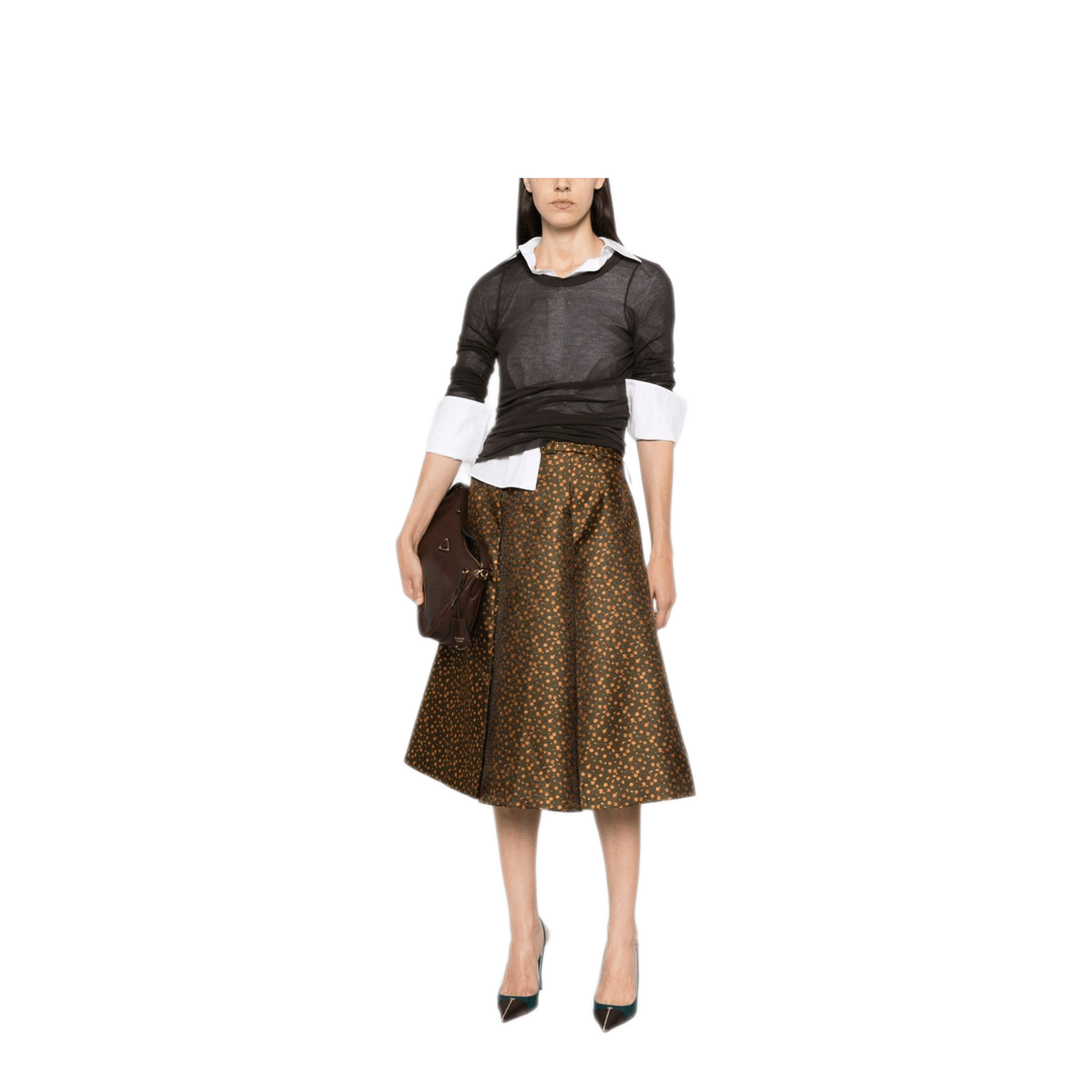 Prada Skirts Green
