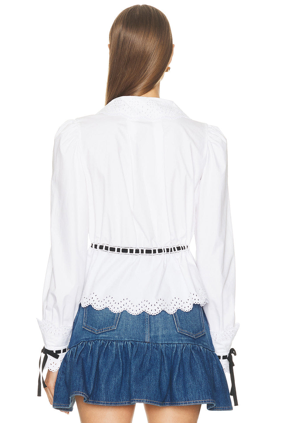 Valentino Embroidered Poplin Shirt
