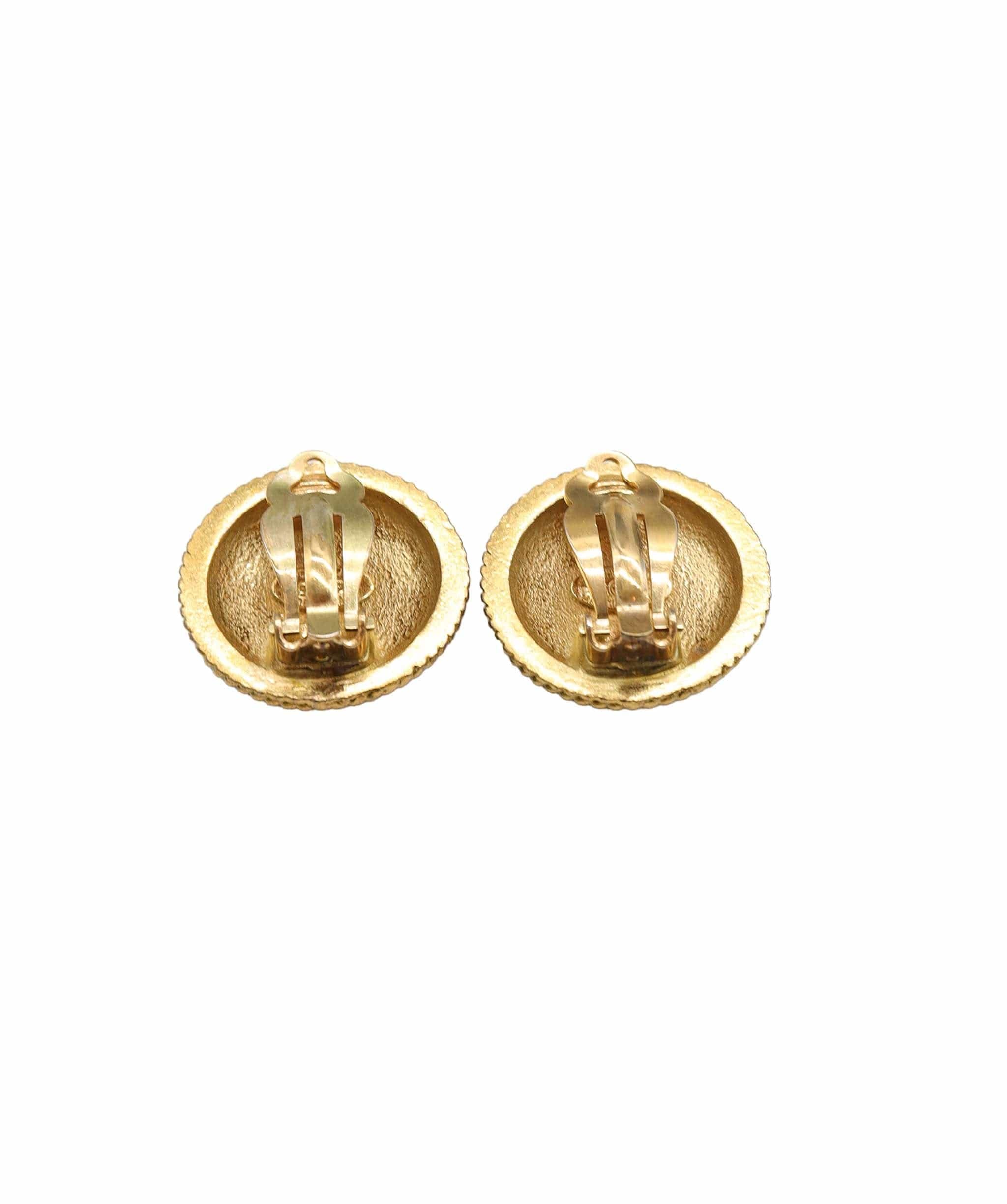 CHANEL VINTAGE EARRINGS COCOMARK ACCESSORY 95P DXBS2267