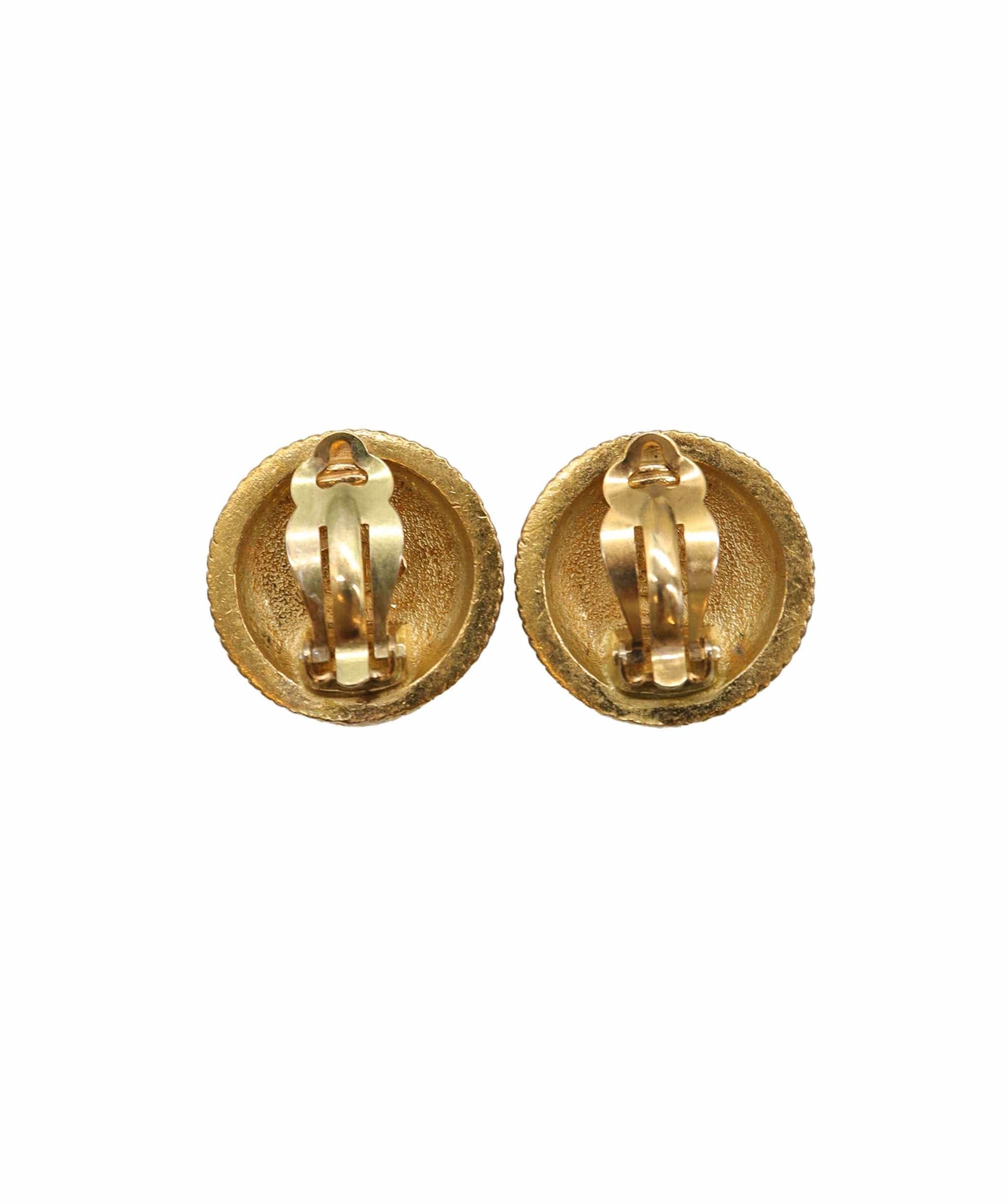 CHANEL VINTAGE EARRINGS COCOMARK ACCESSORY 95P DXBS2267