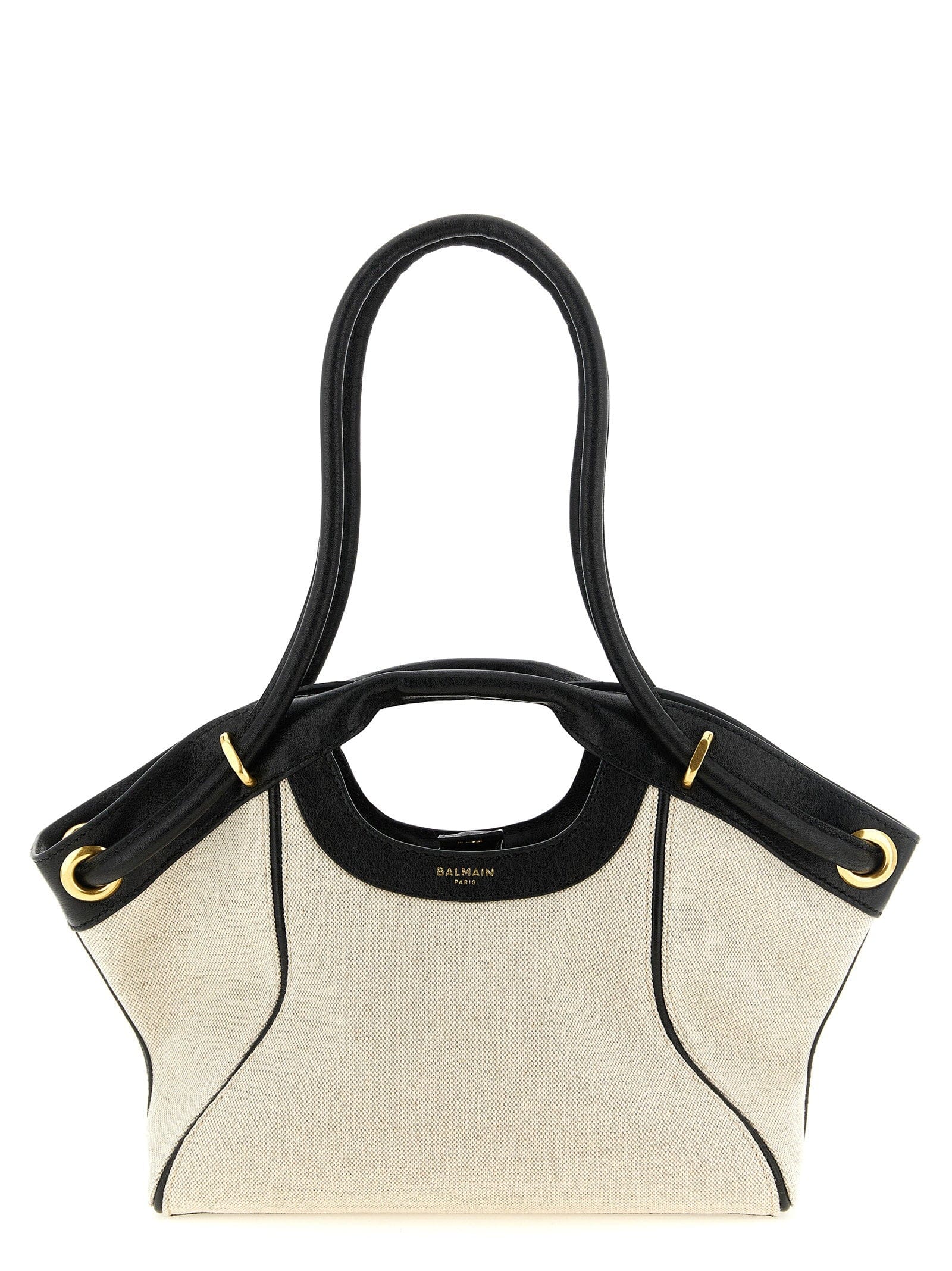 Balmain Paris Tote Bag — Black and Cream