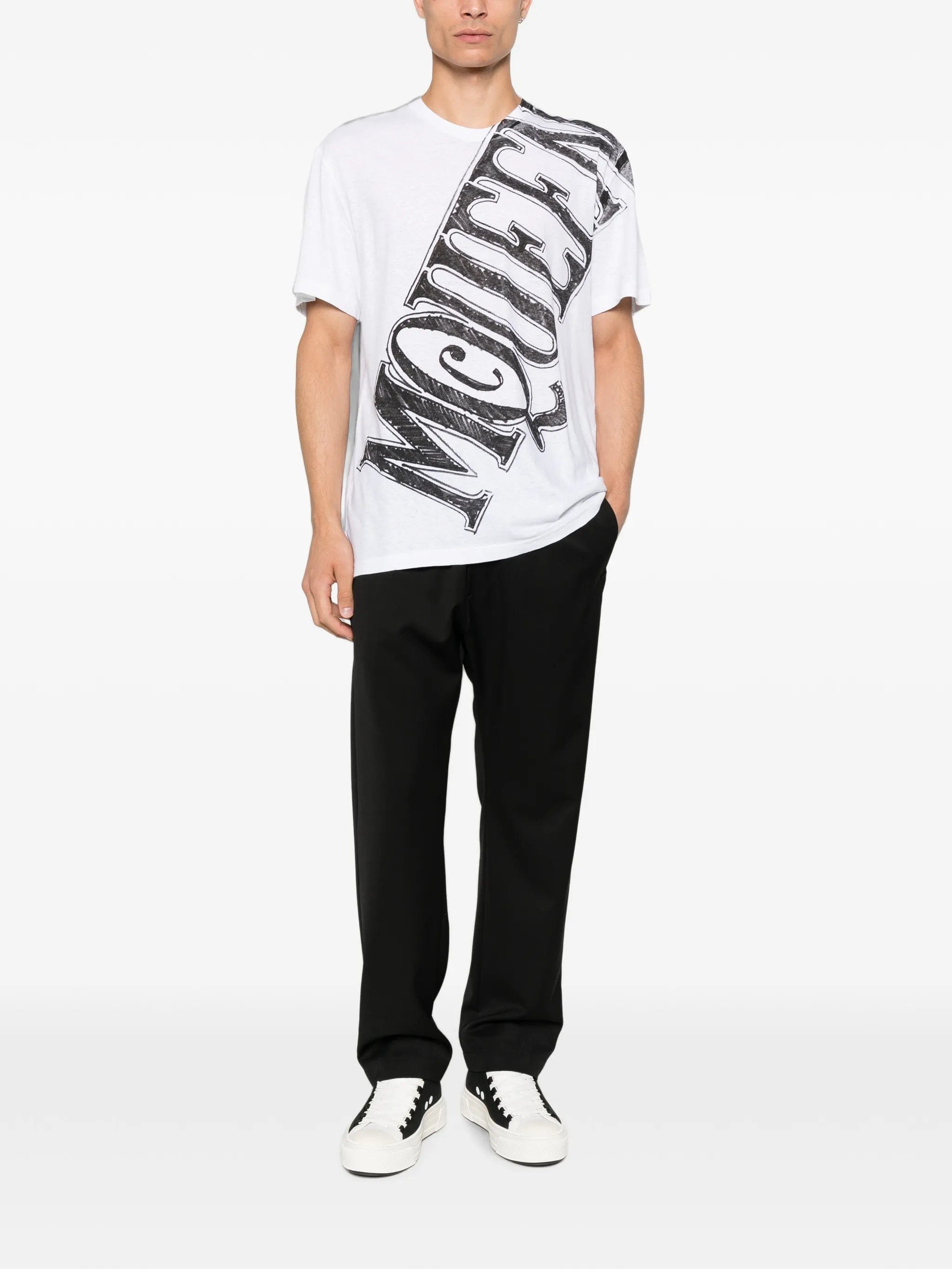 Alexander McQueen logo - print T - shirt