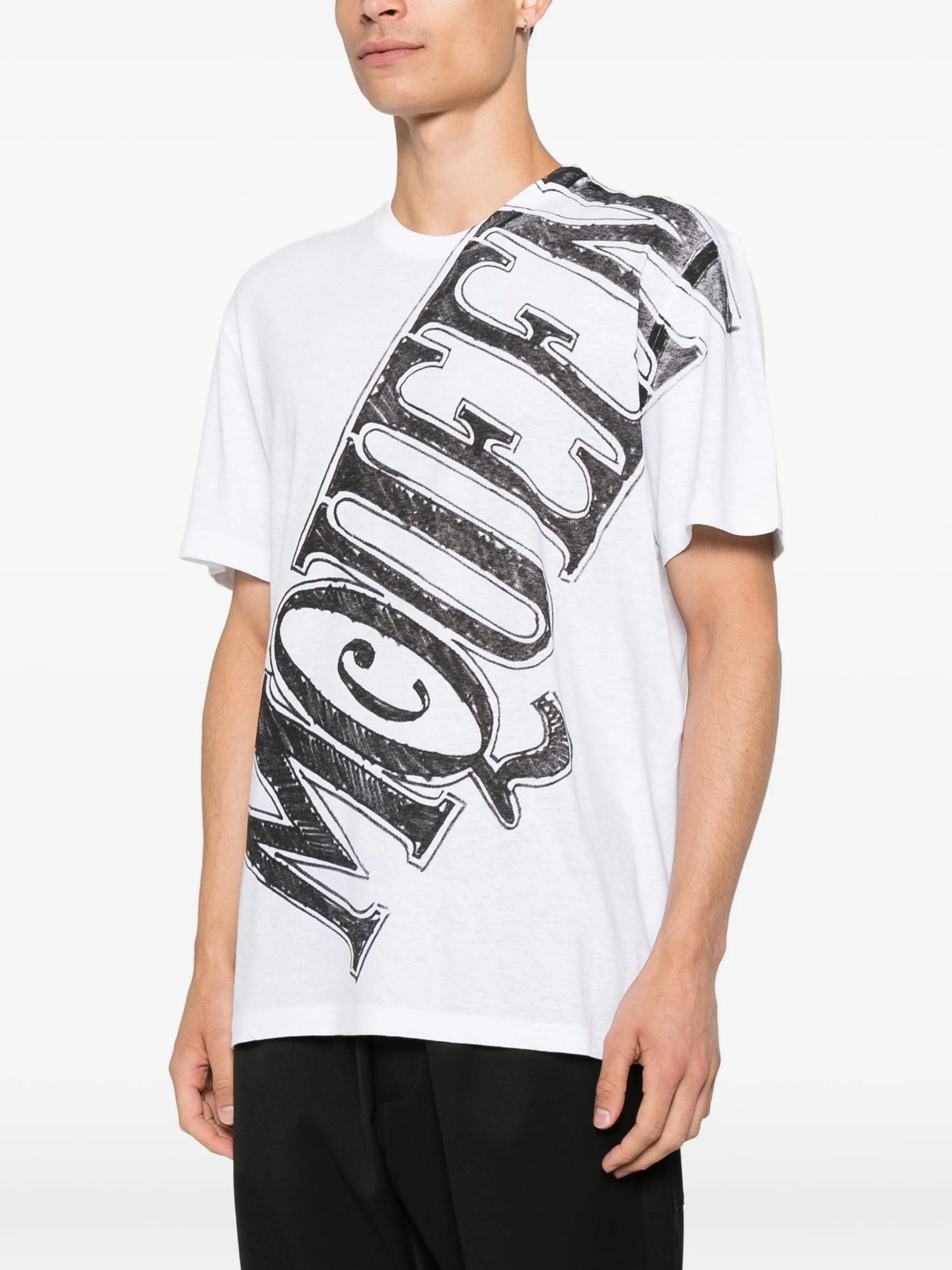 Alexander McQueen logo - print T - shirt