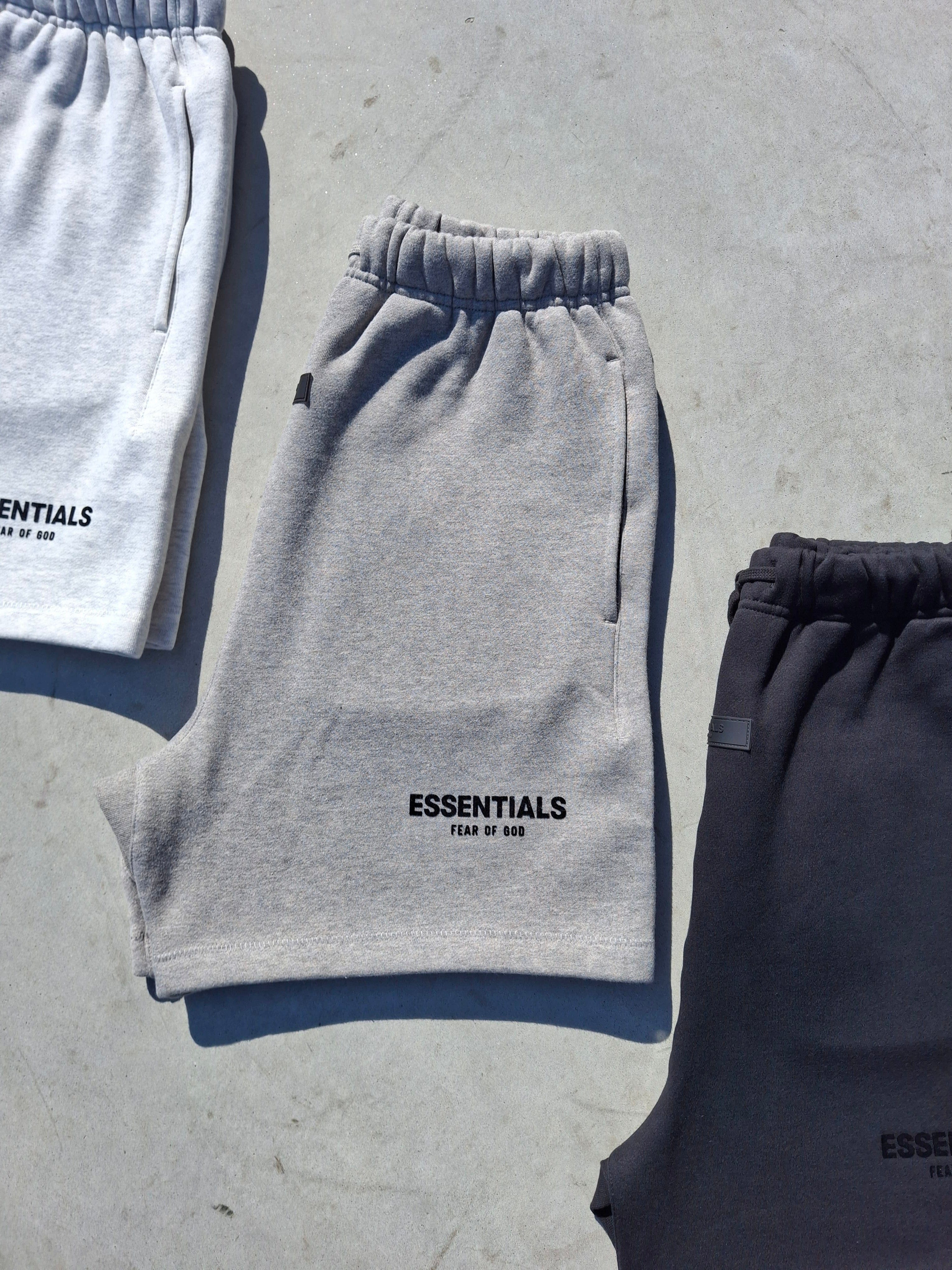 Fear of God Essentials Sweat Short Dark Oatmeal (SS22)