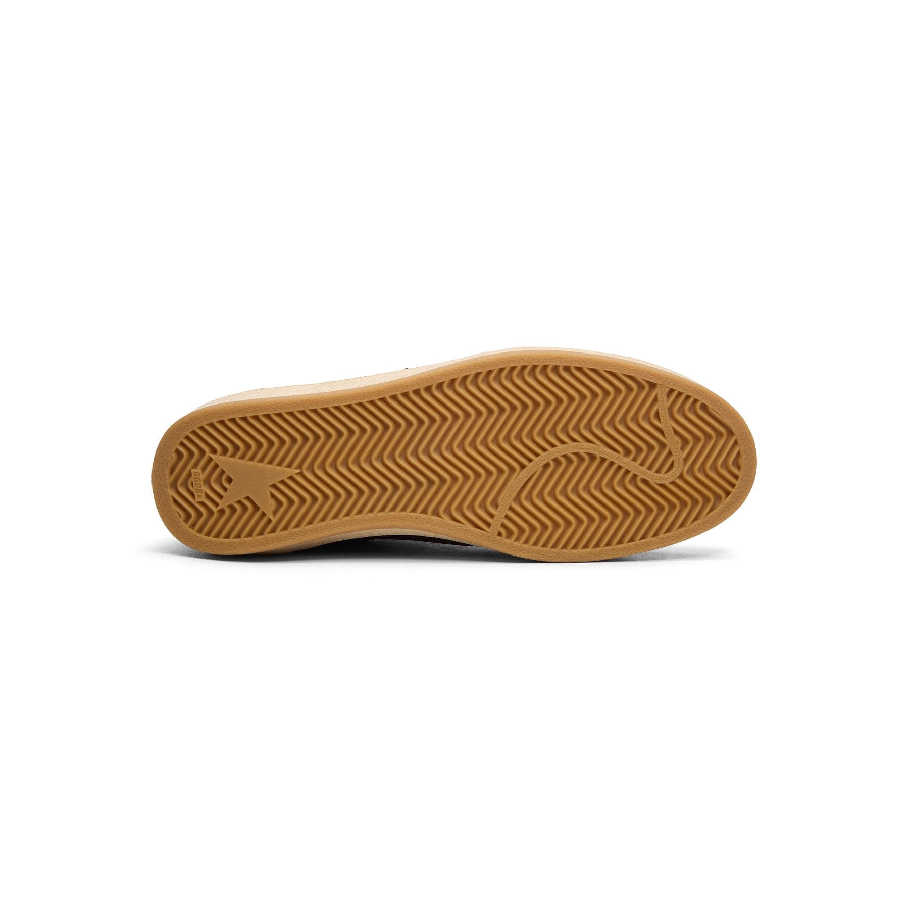 Golden Goose Ballstar Leather Upper Star Toe Spur (Dark Brown)