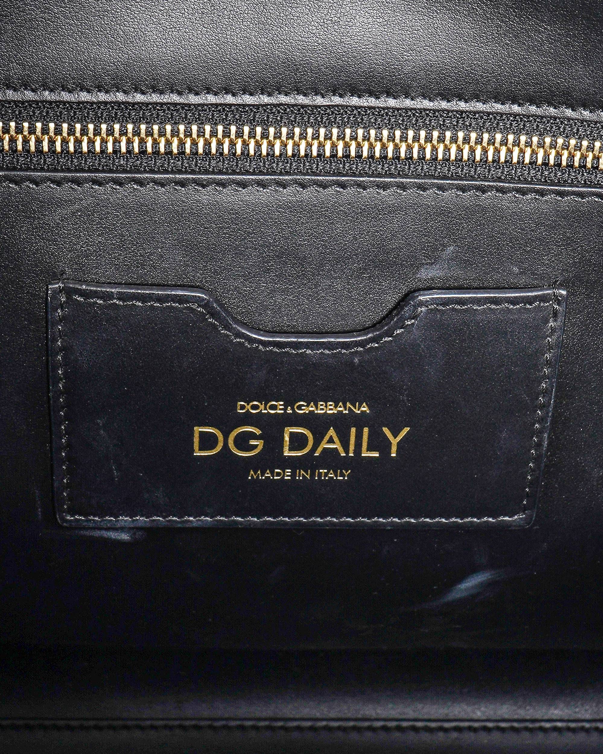 Dolce & Gabbana New Dolce & Gabbana Beatrice Leather Tote Bag
