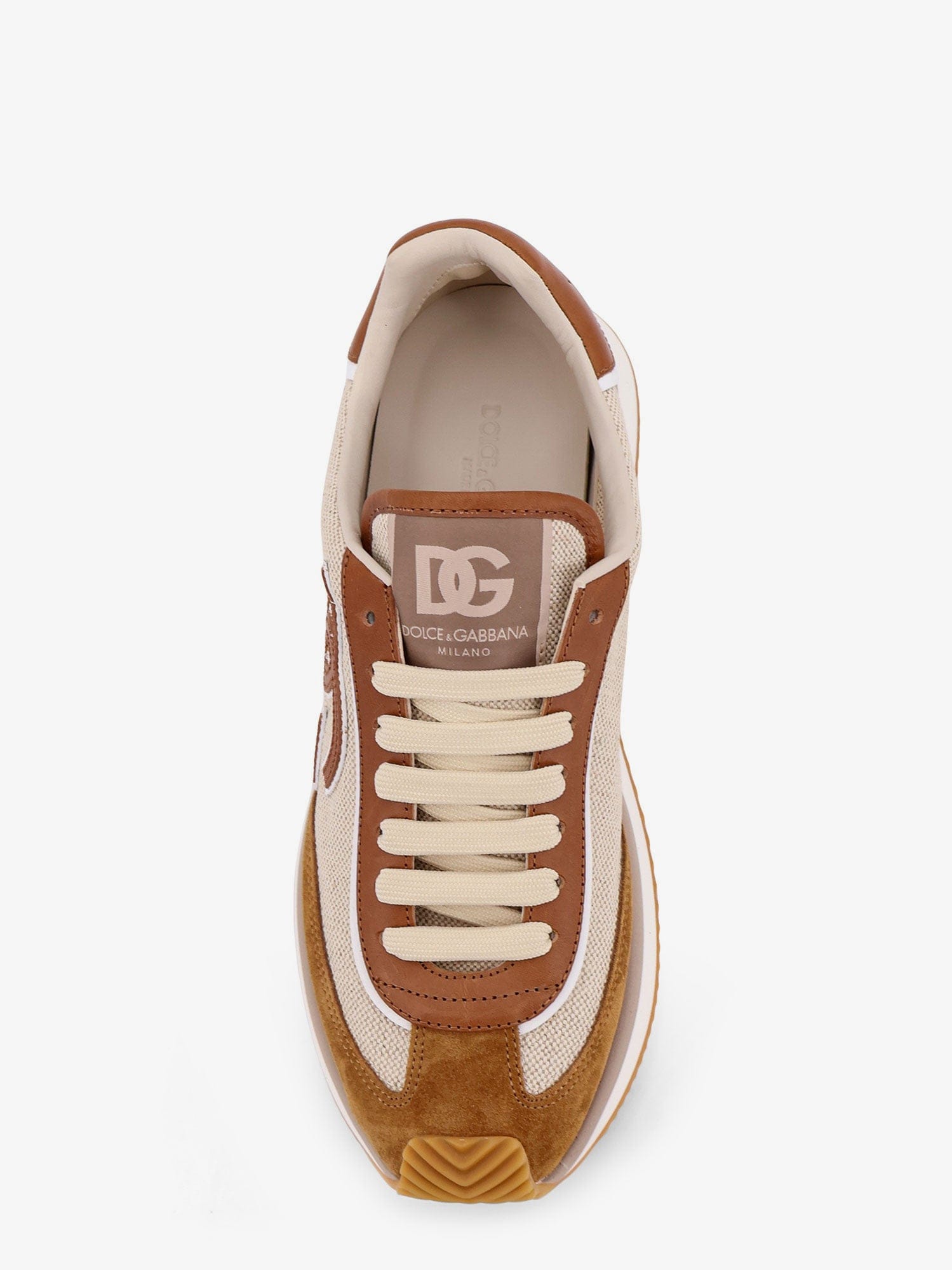 Dolce & Gabbana DG Cushion canvas with side logo sneakers
