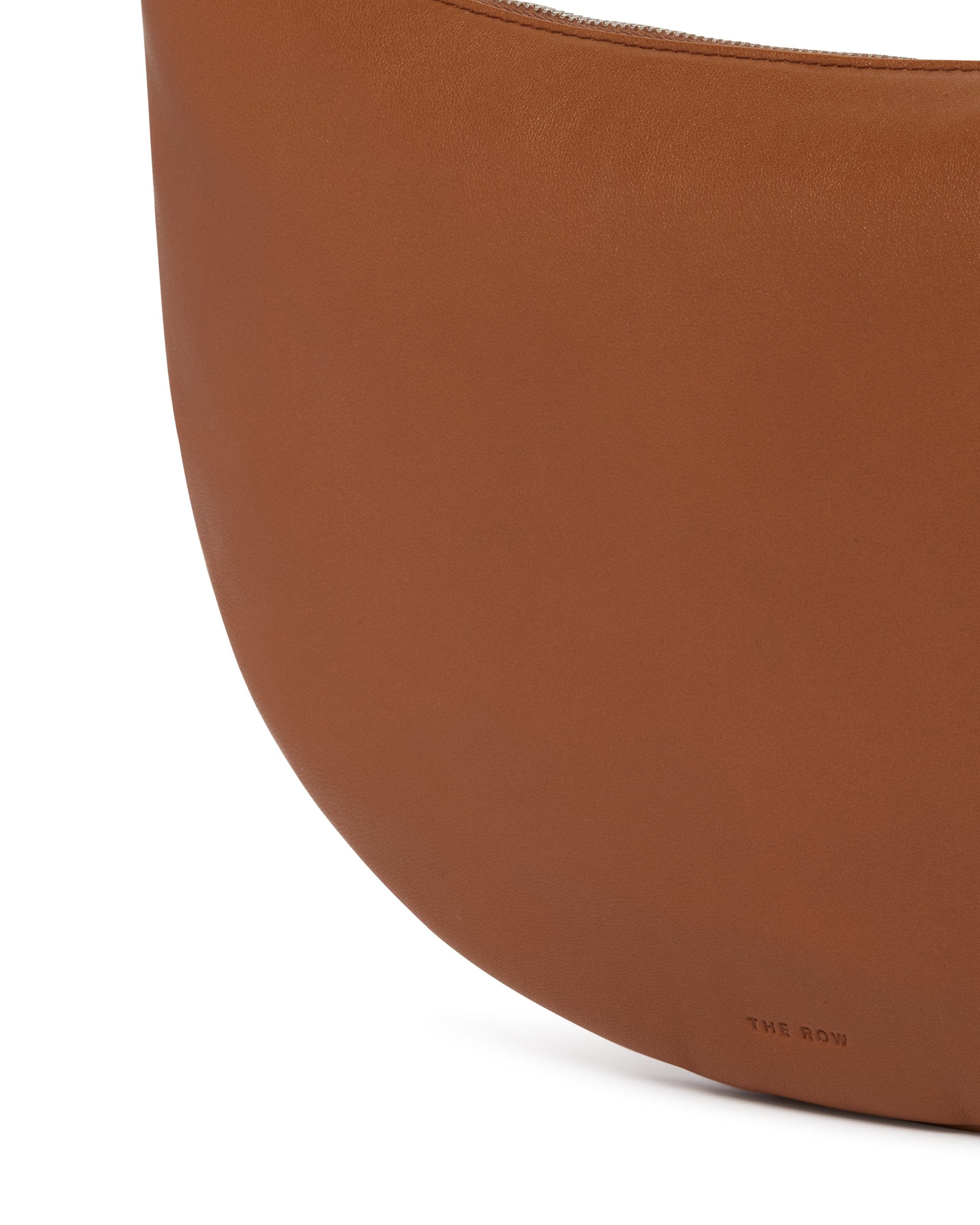THE ROW Borsa A Tracolla In Pelle Marrone