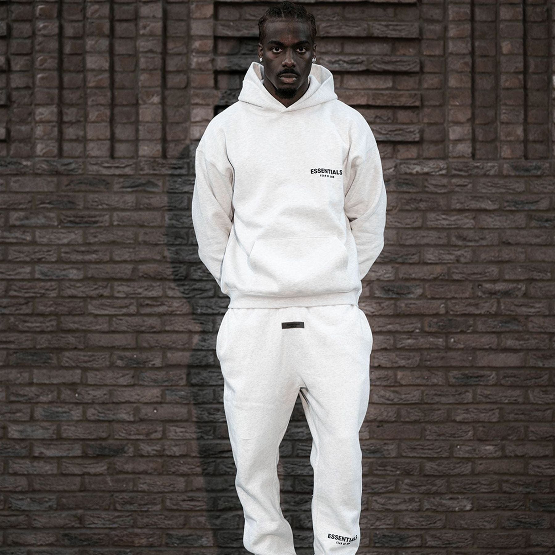 Fear of God Essentials Sweatpants Light Oatmeal (SS22)