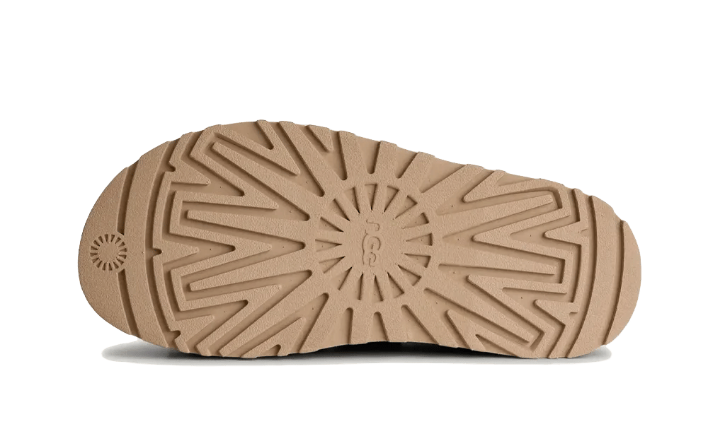 UGG GoldenGlow Embossed Sandal Mustard Seed