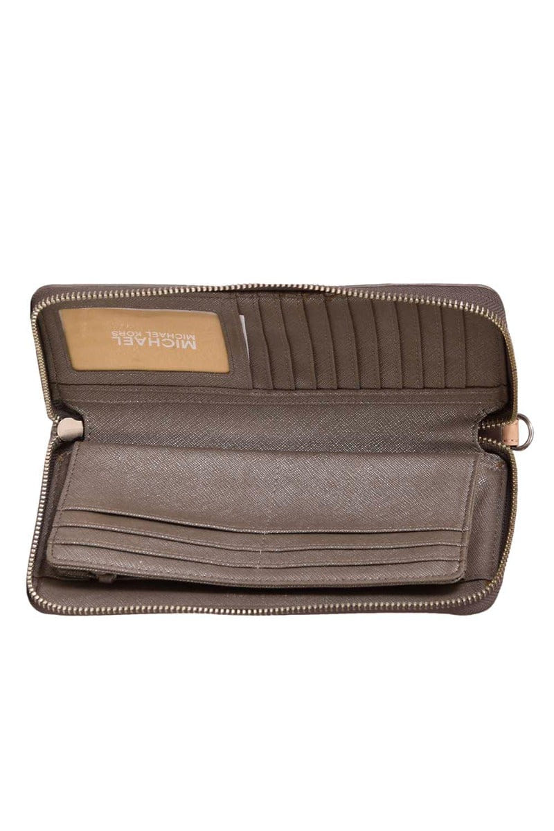 Michael Kors Metallic Monogram Wallet