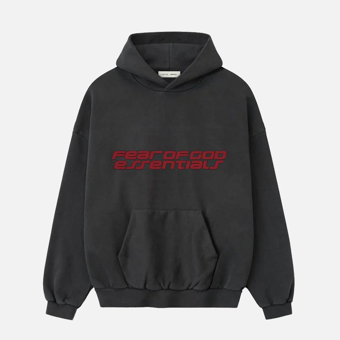 Fear of God Essentials HEAVY FLEECE 90S HOODIE - IRON GREY
