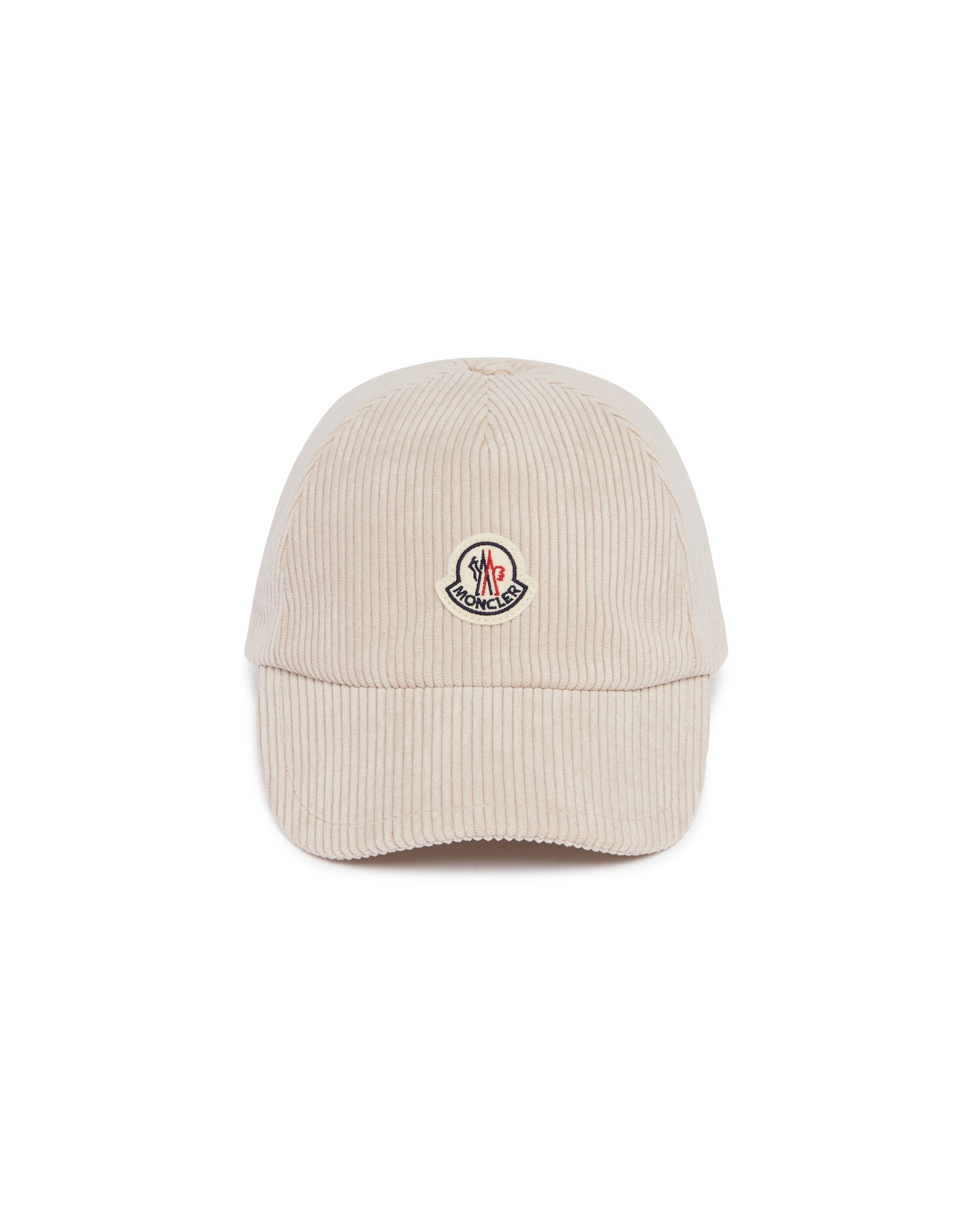 Moncler Cappellino Con Logo Beige