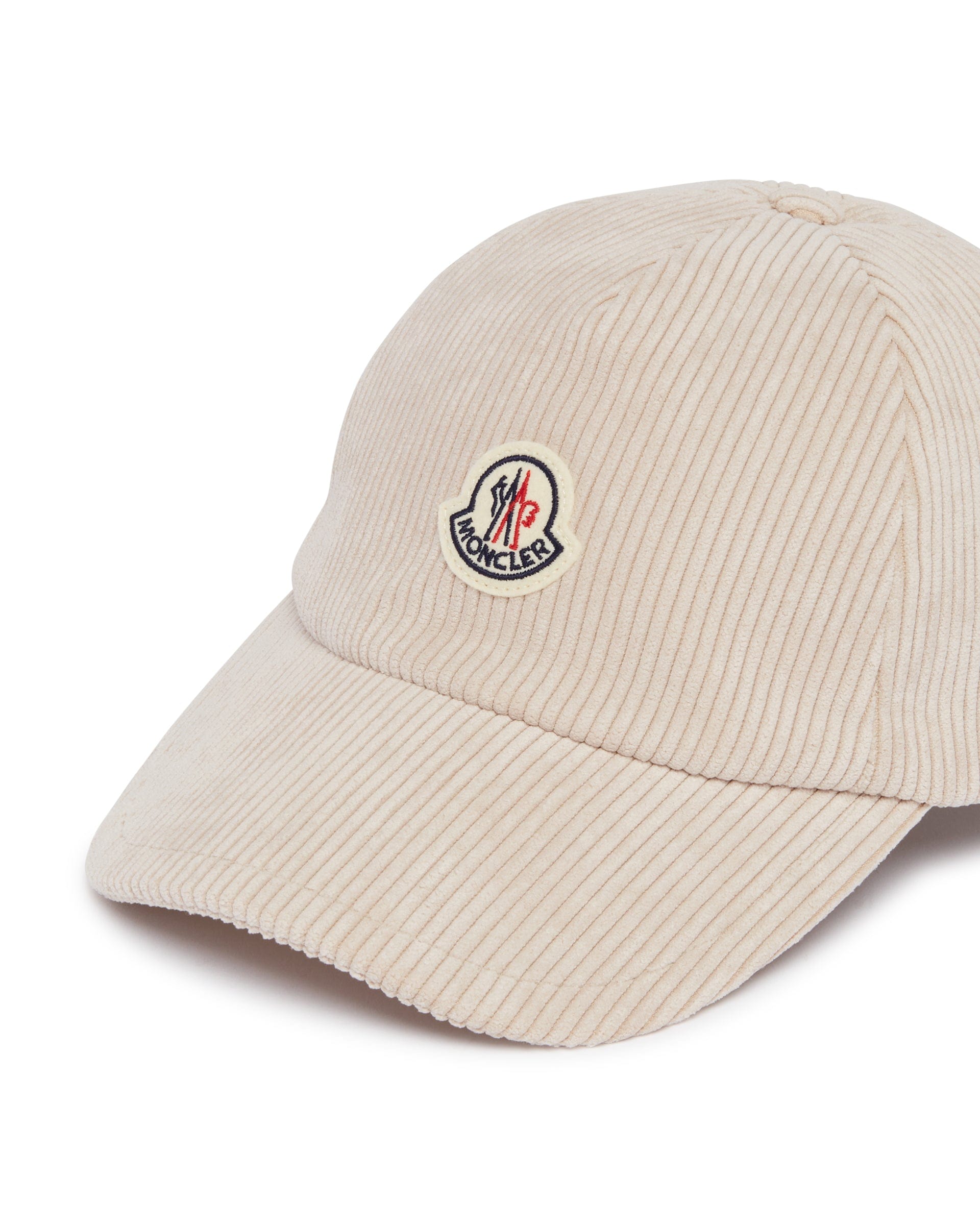 Moncler Cappellino Con Logo Beige