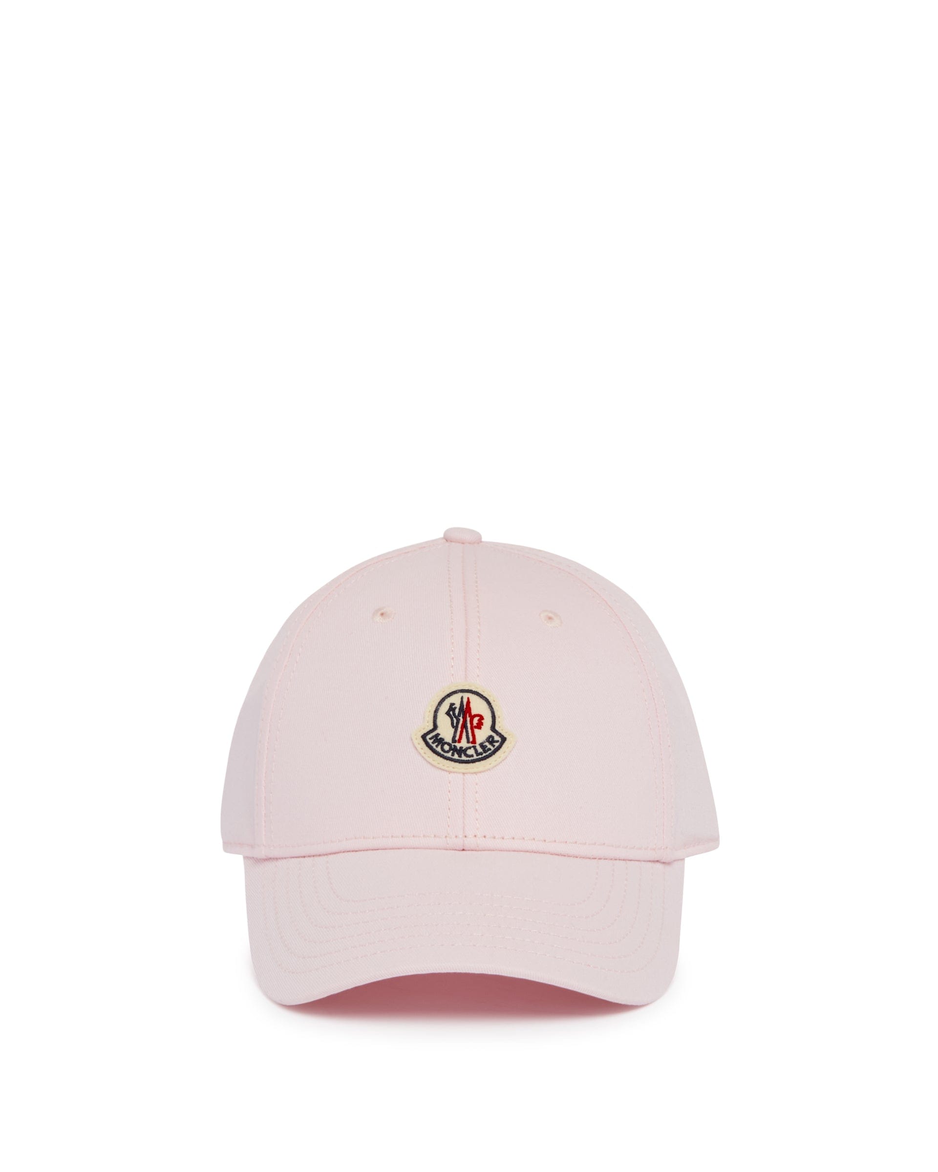 Moncler Cappellino Con Logo Rosa