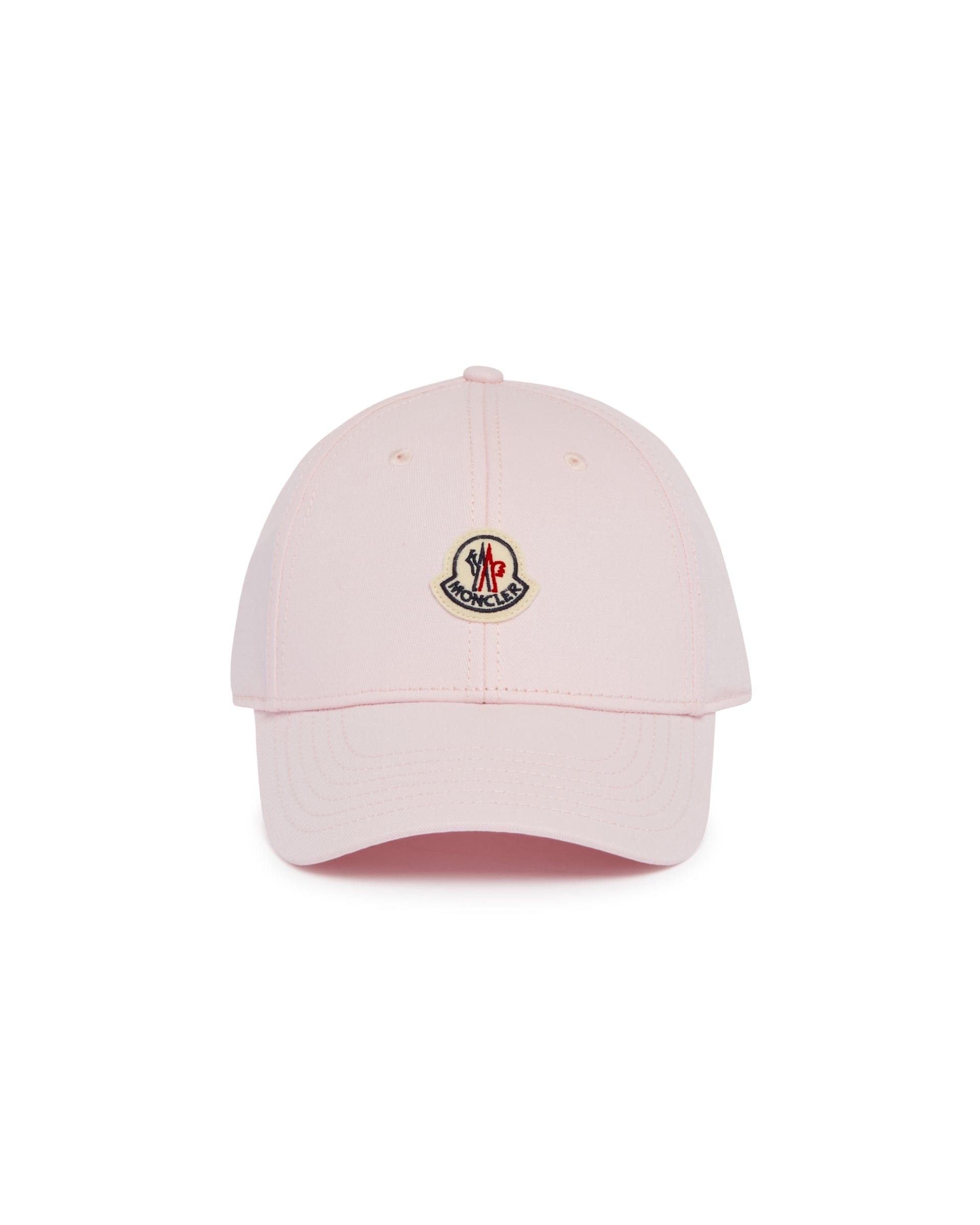 Moncler Cappellino Con Logo Rosa