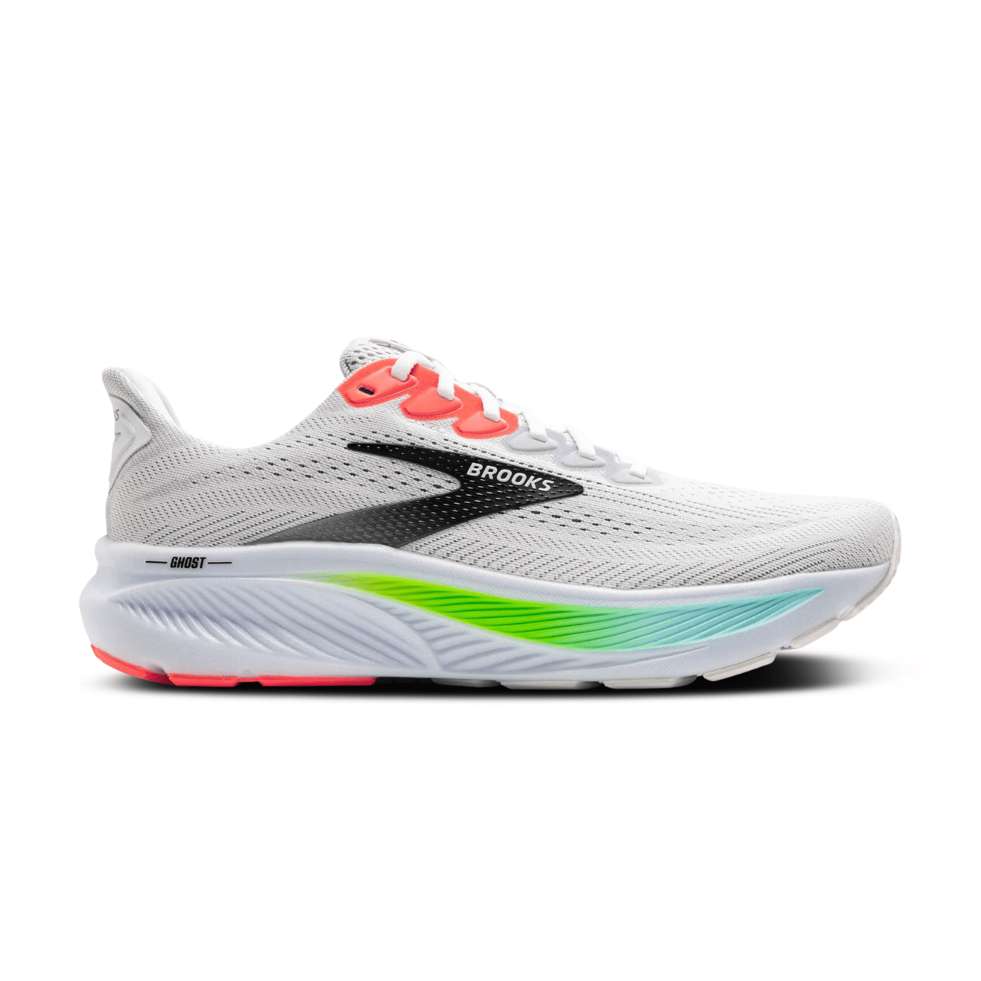 Brooks Ghost 17 White/Gecko