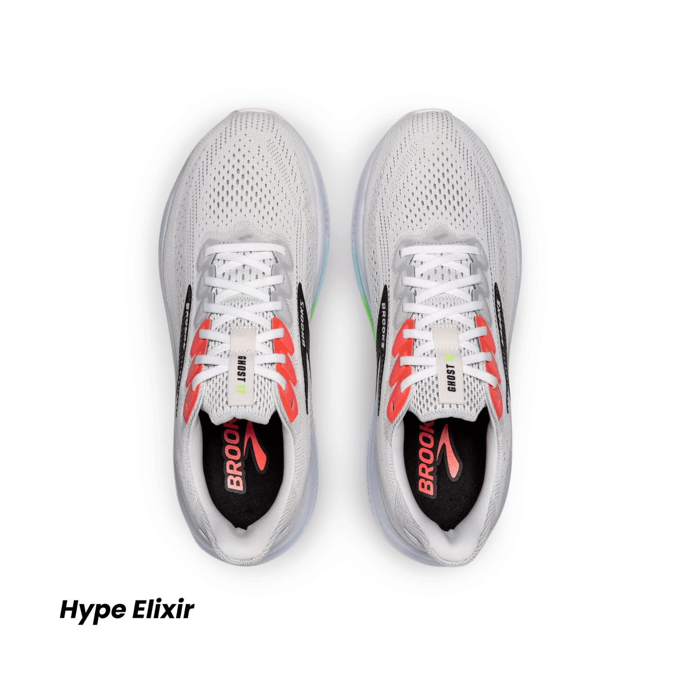 Brooks Ghost 17 White/Gecko