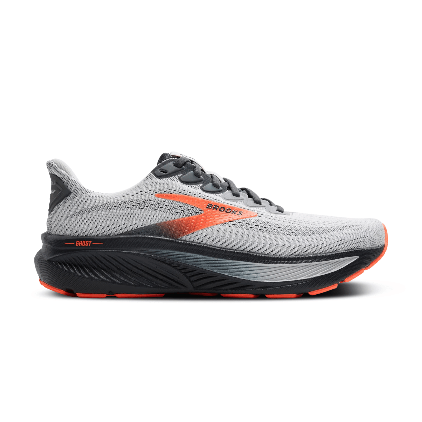 Brooks Ghost 17 Oyster Mushroom/Orange